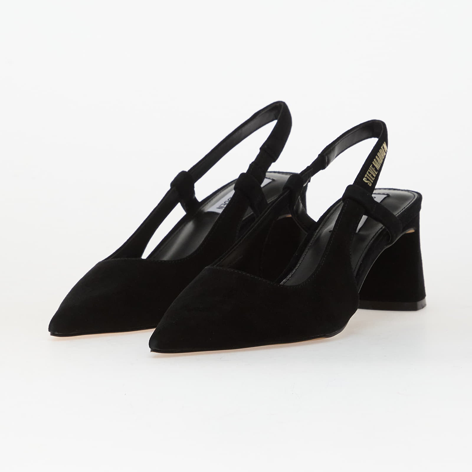 Chaussures et baskets femme Steve Madden Evanston Black Sued