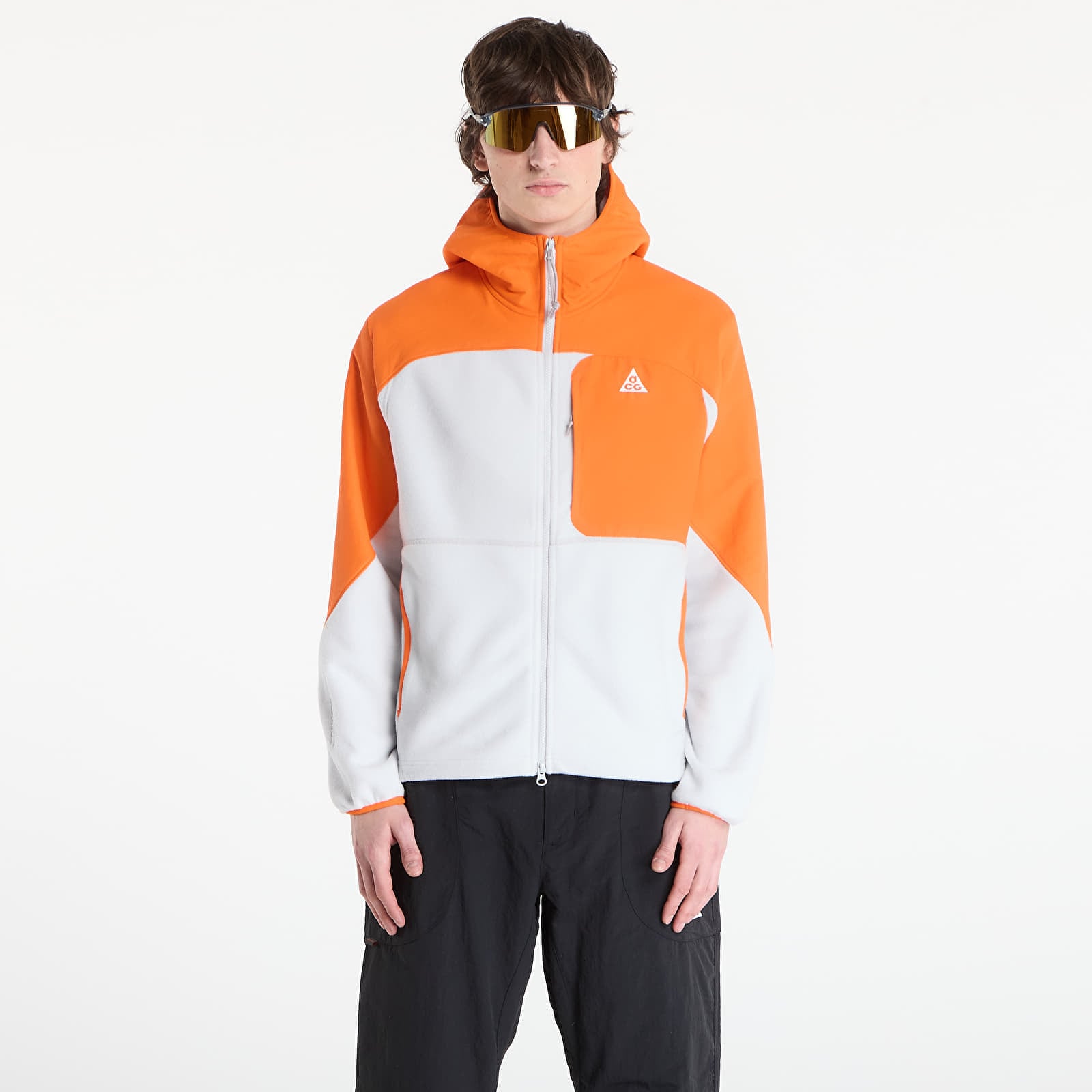 Sweatshirt Nike ACG Wolf Tree Plus Full-Zip Hooded Mid Layer Safety Orange/ Photon Dust/ Summit White XL
