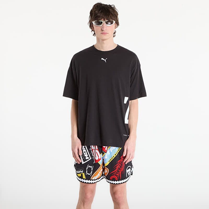 Tricou Puma M Graphic Oversized Tee Puma Black