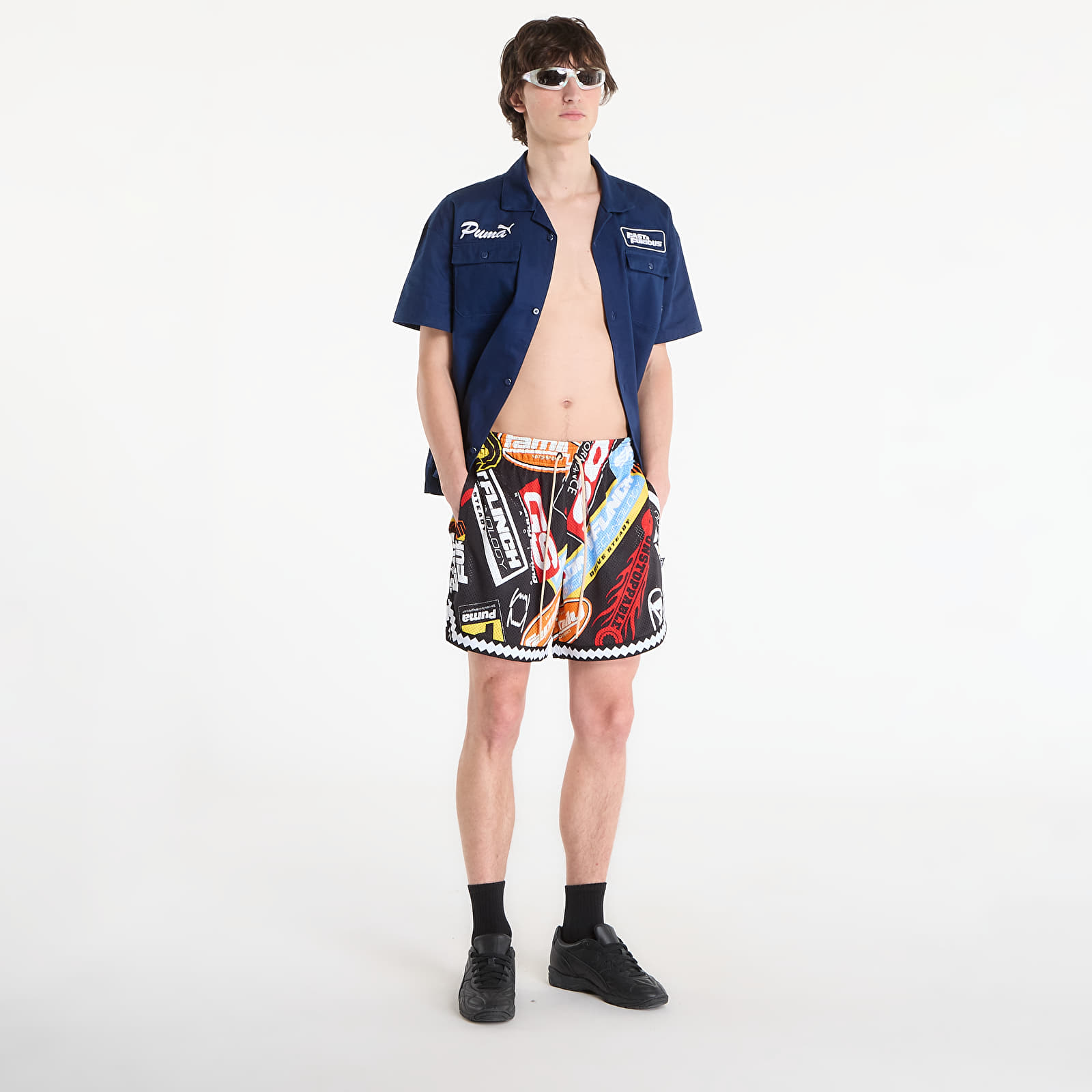 Vyriški šortai Puma x Fast & Furious Short Puma Black/ Aop