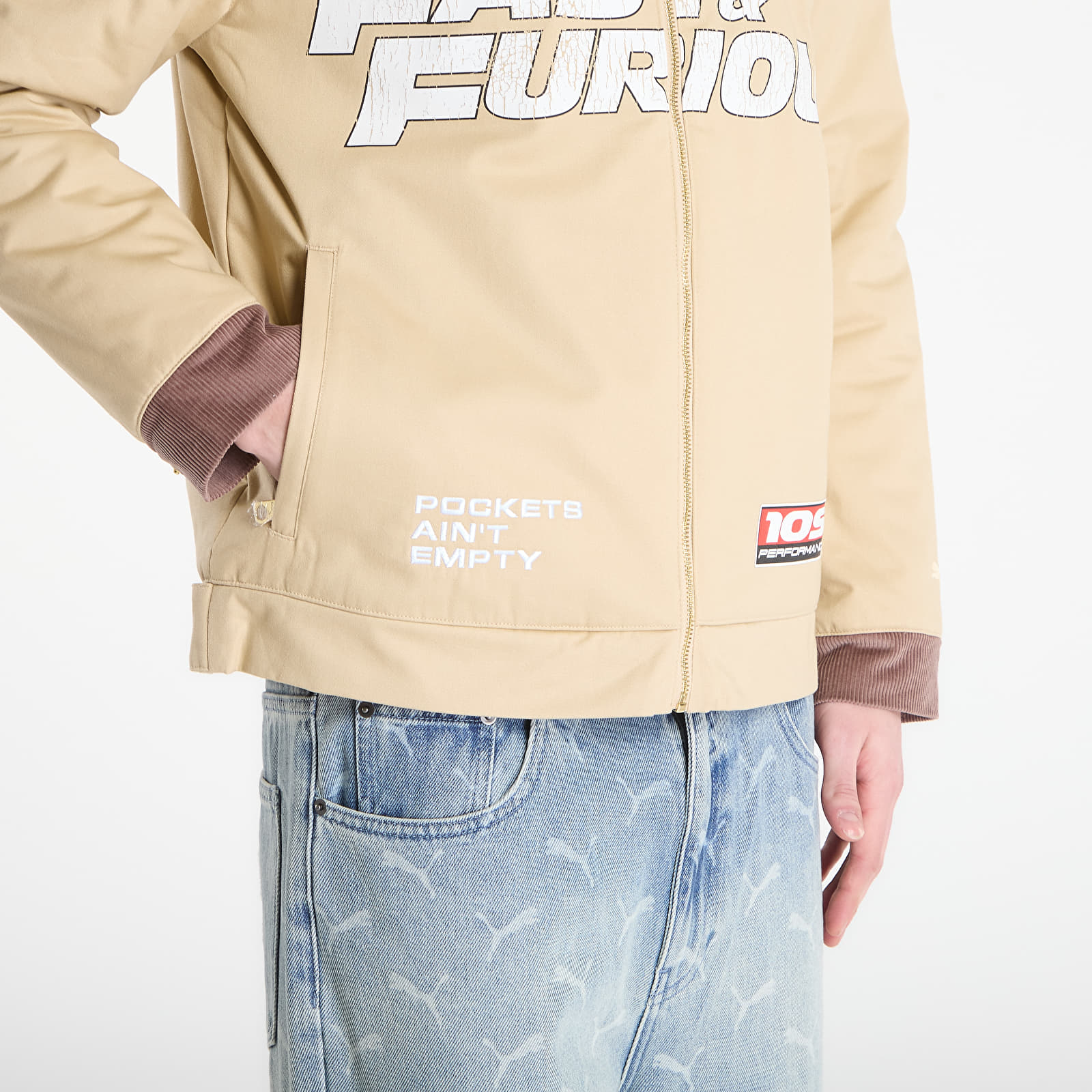 Vyriškos striukės Puma x Fast & Furious Jacket Cashew Brown