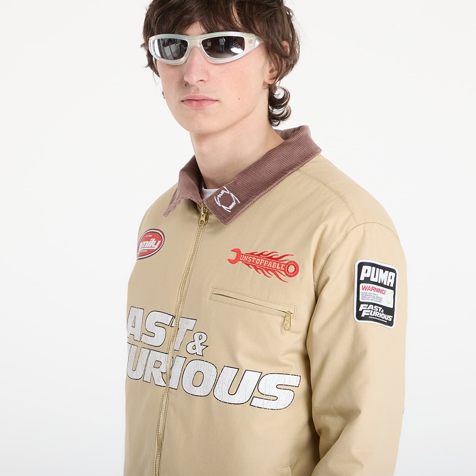 Vyriškos striukės Puma x Fast & Furious Jacket Cashew Brown