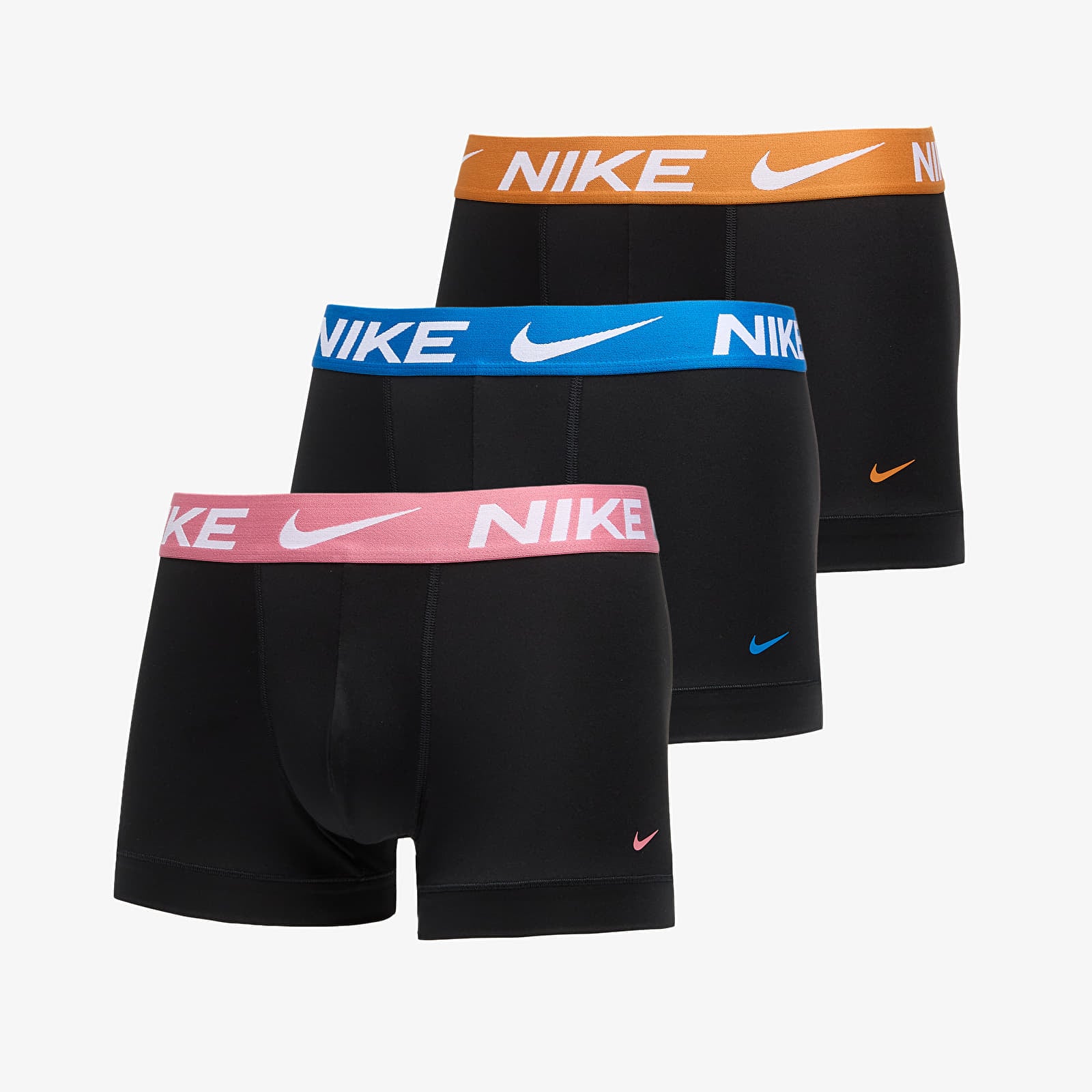 Ανδρικά μποξεράκια Nike Trunk 3-Pack Black