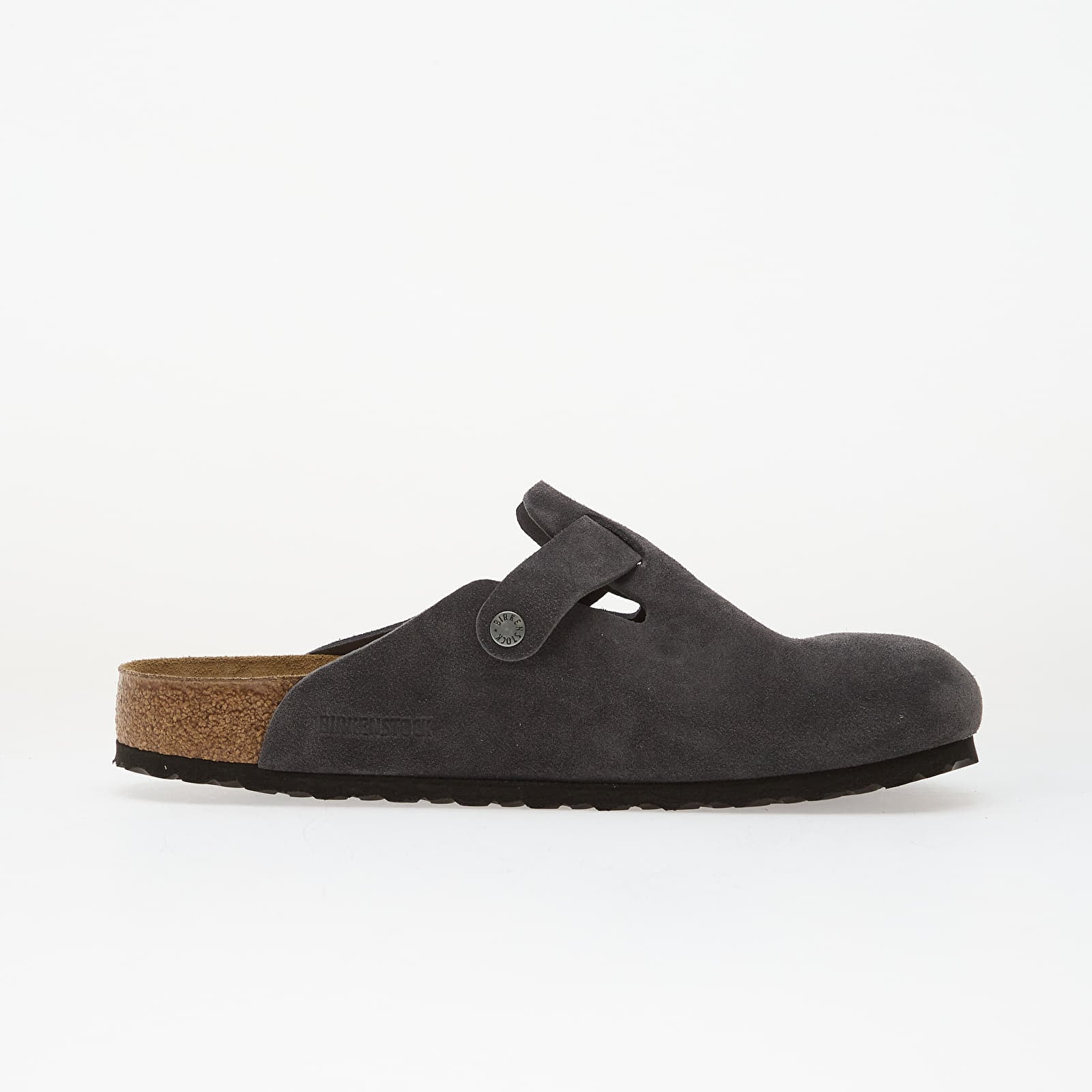 Мъжки кецове и обувки Birkenstock Boston Suede Leather Charcoal