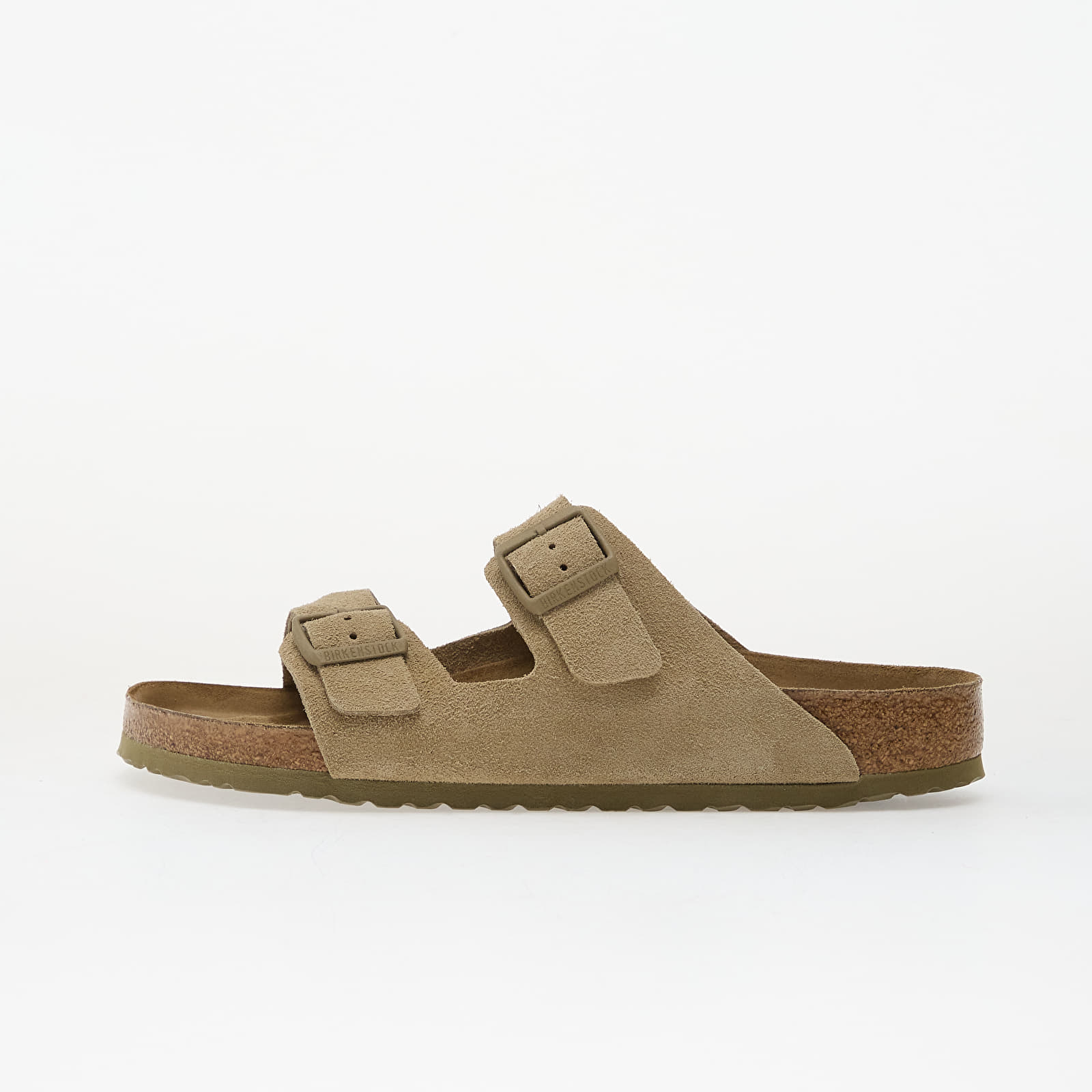 Men's sneakers and shoes Birkenstock Arizona Suede Leather Unisex Faded Khaki