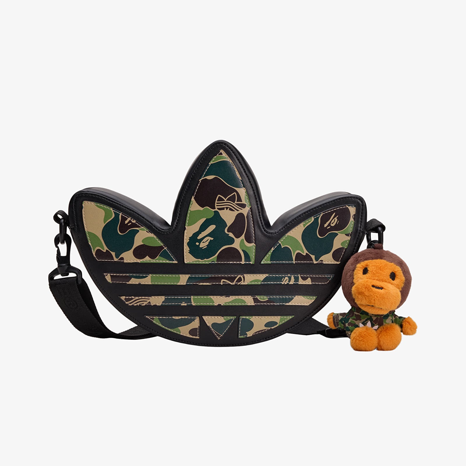 Miesten olkalaukut adidas x BAPE Trefoil Shoulde Black