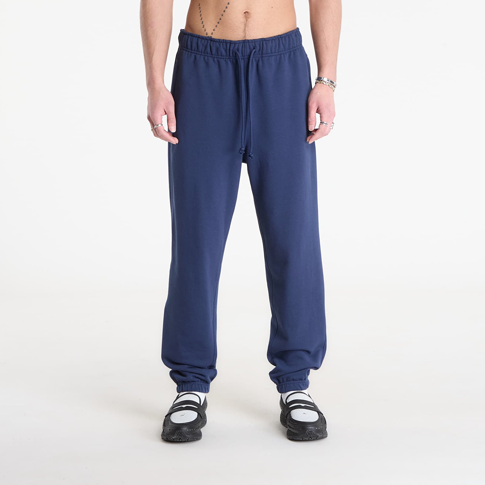 Muške trenerke New Balance Athletics French Terry Jogger Navy