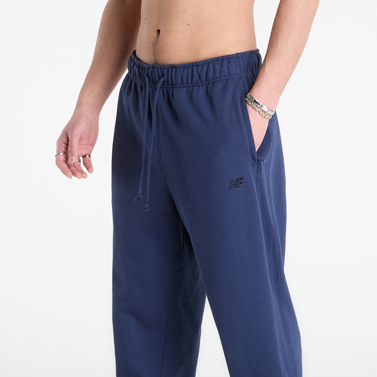 Muške trenerke New Balance Athletics French Terry Jogger Navy