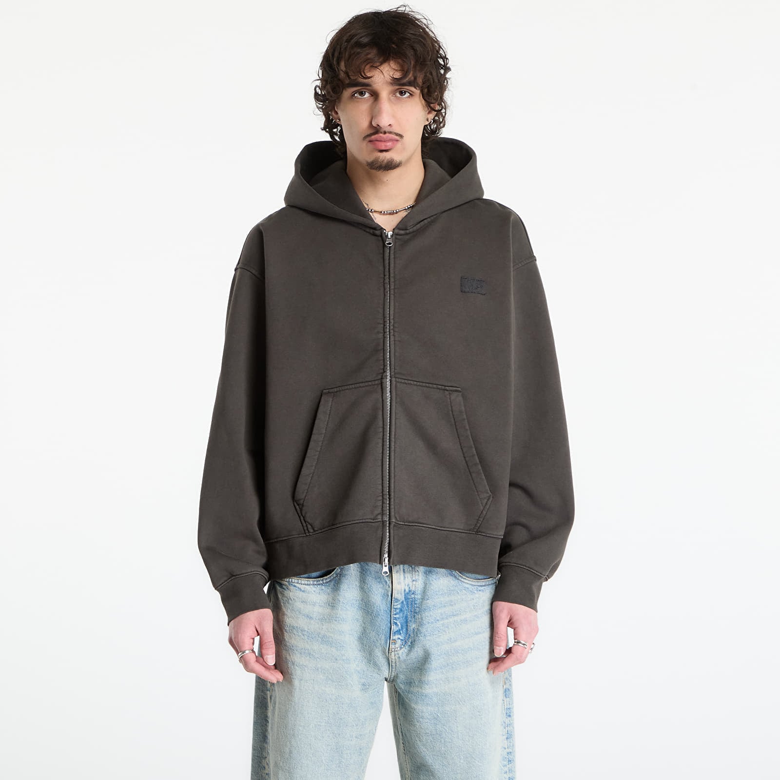 Суитшърт Vans Premium Full Zip Hoodie Faded Black M