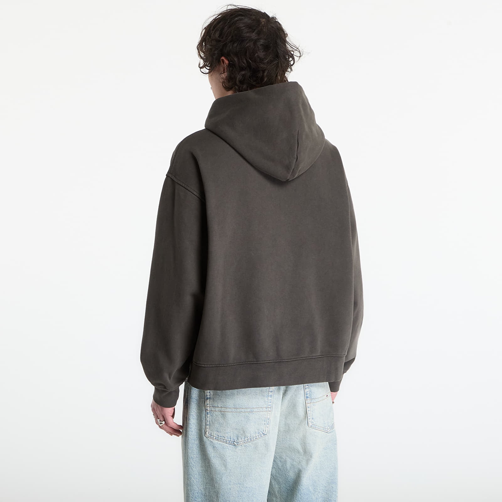 Pánske mikiny Vans Premium Full Zip Hoodie Faded Black