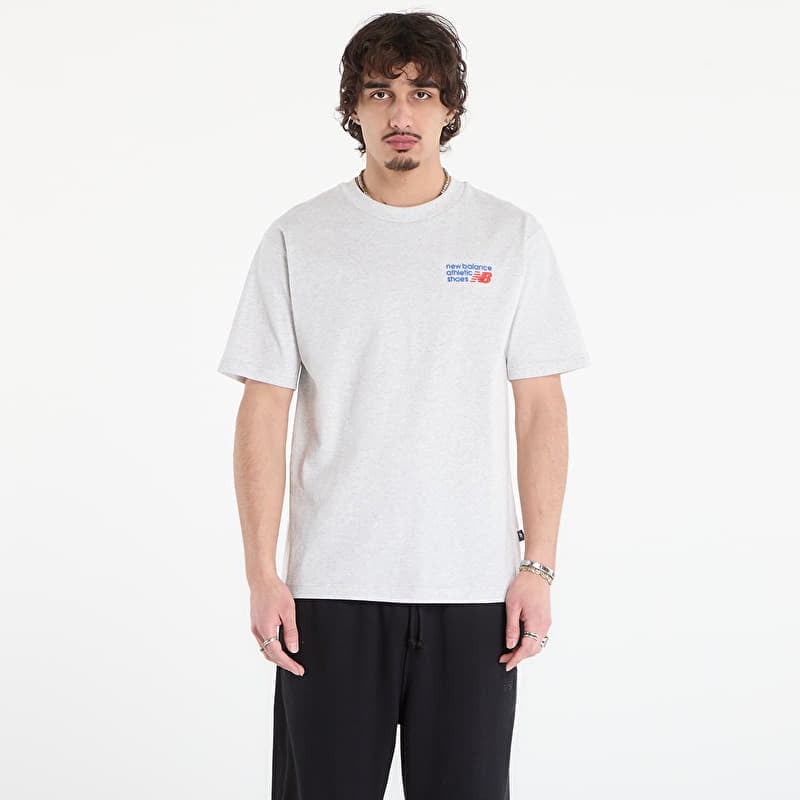 T-shirt New Balance Athletics Premium Logo T-Shirt Ash Heather