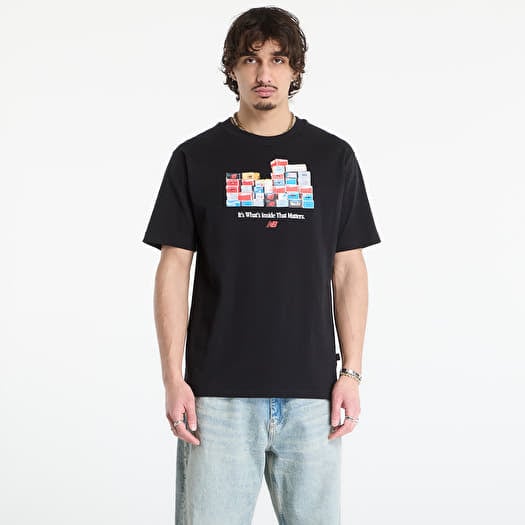 Tričko New Balance Boxes T-Shirt Black