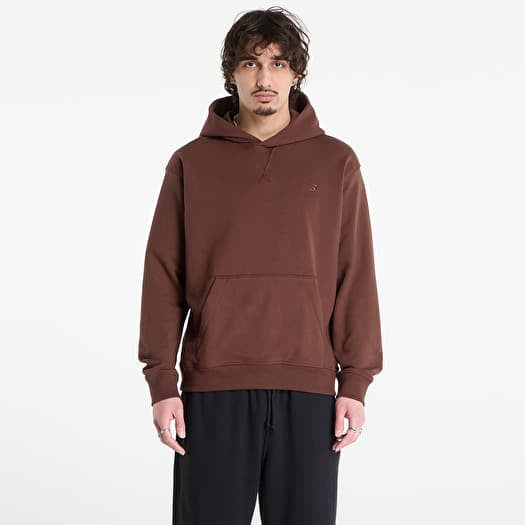 Džemperis New Balance Athletics French Terry Hoodie Pumpernickel