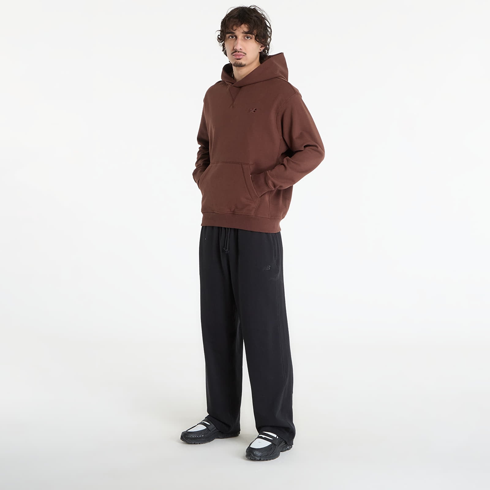 Moški hoodiji  New Balance Athletics French Terry Hoodie Pumpernickel