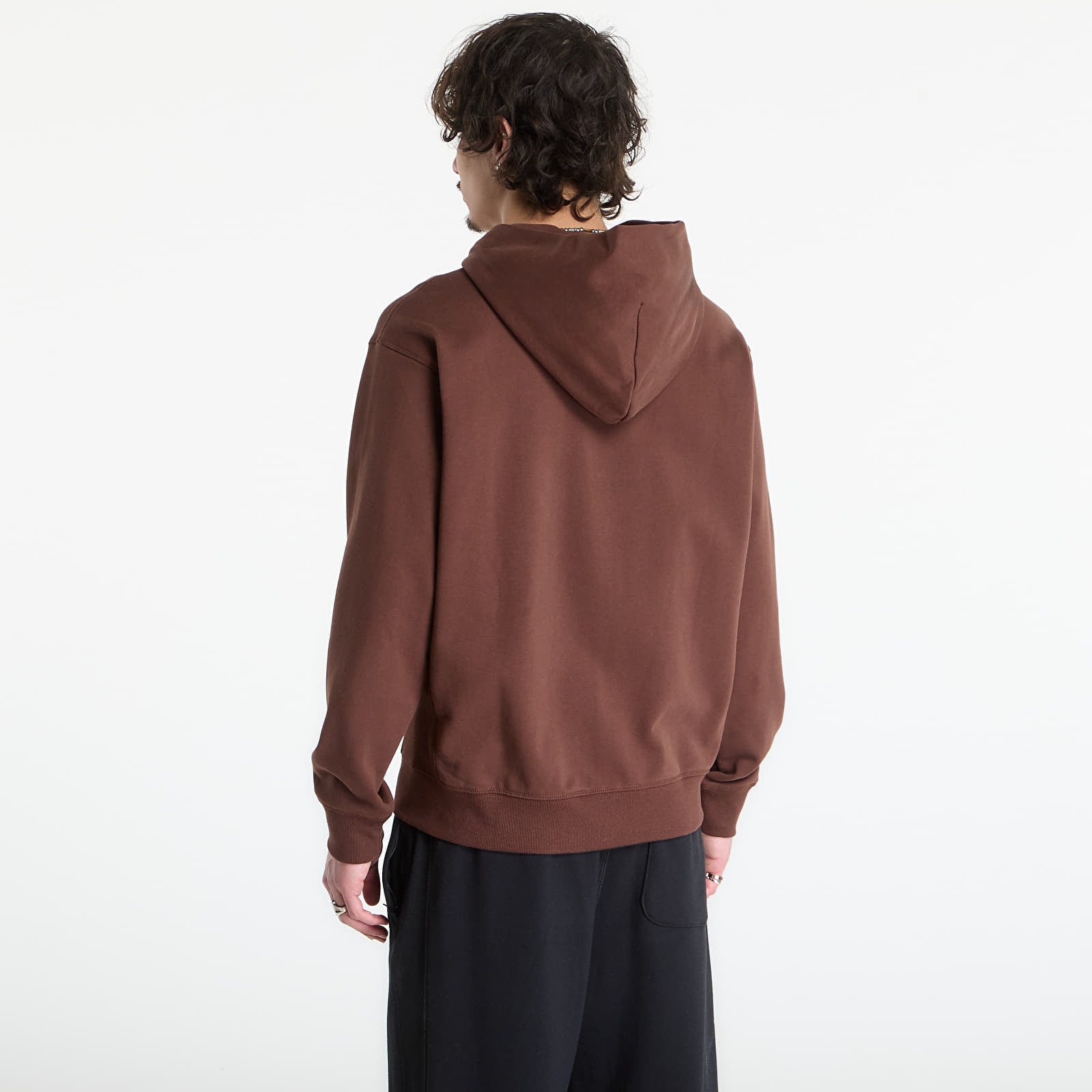 Muške dukserice New Balance Athletics French Terry Full Zip Pumpernickel