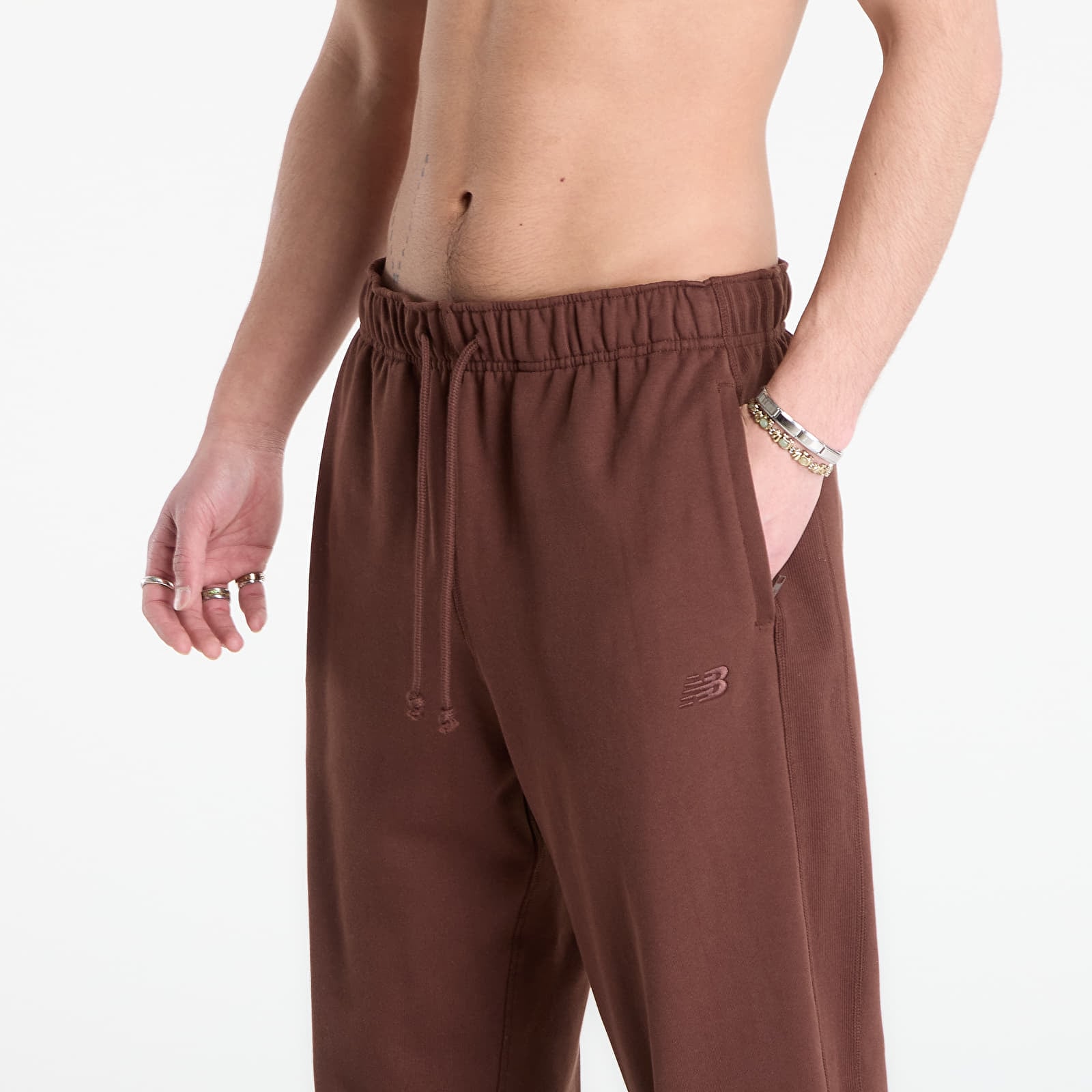 Muške trenerke New Balance Athletics French Terry Jogger Pumpernickel