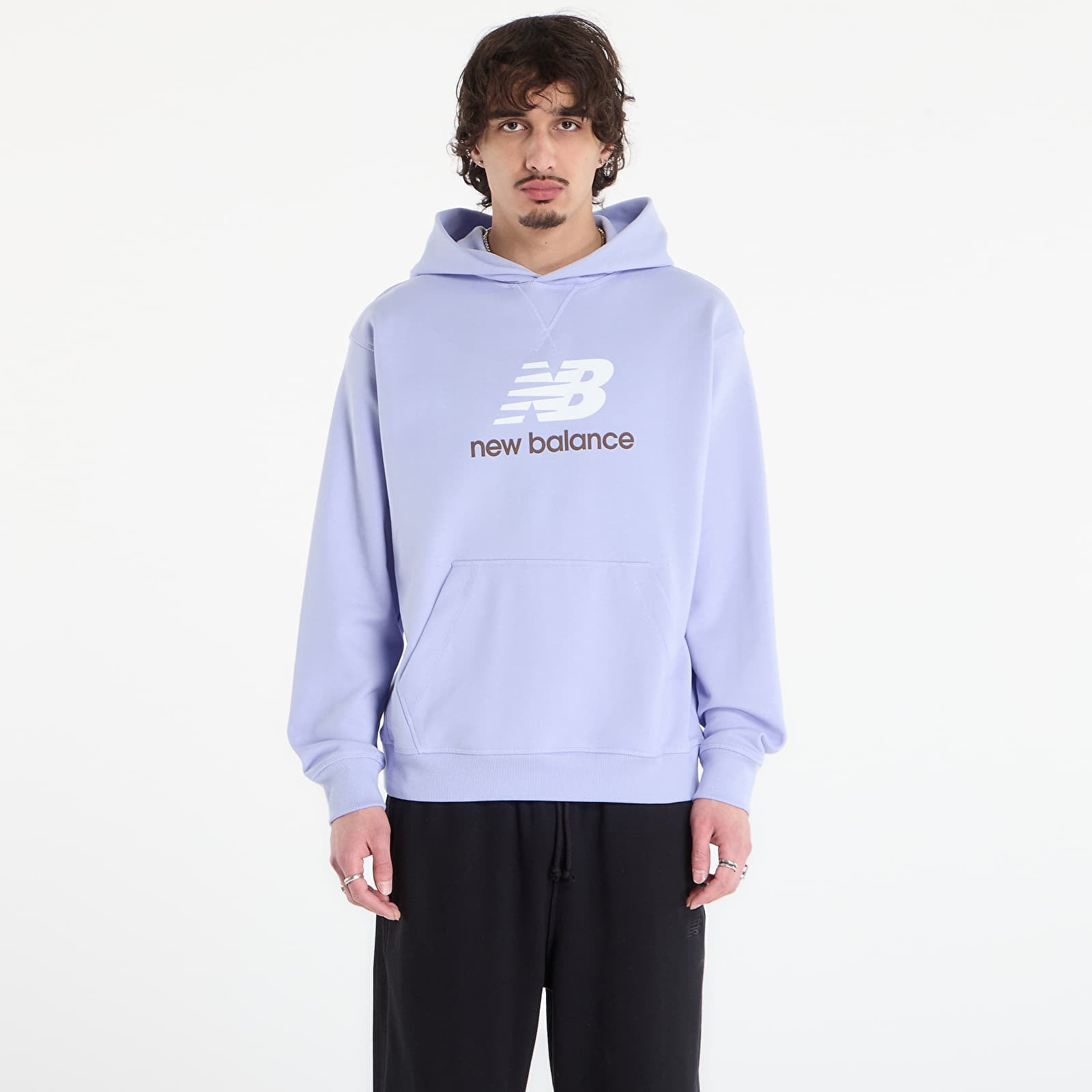 Sweatshirt New Balance Athletics French Terry Logo Hoodie Daybreak M