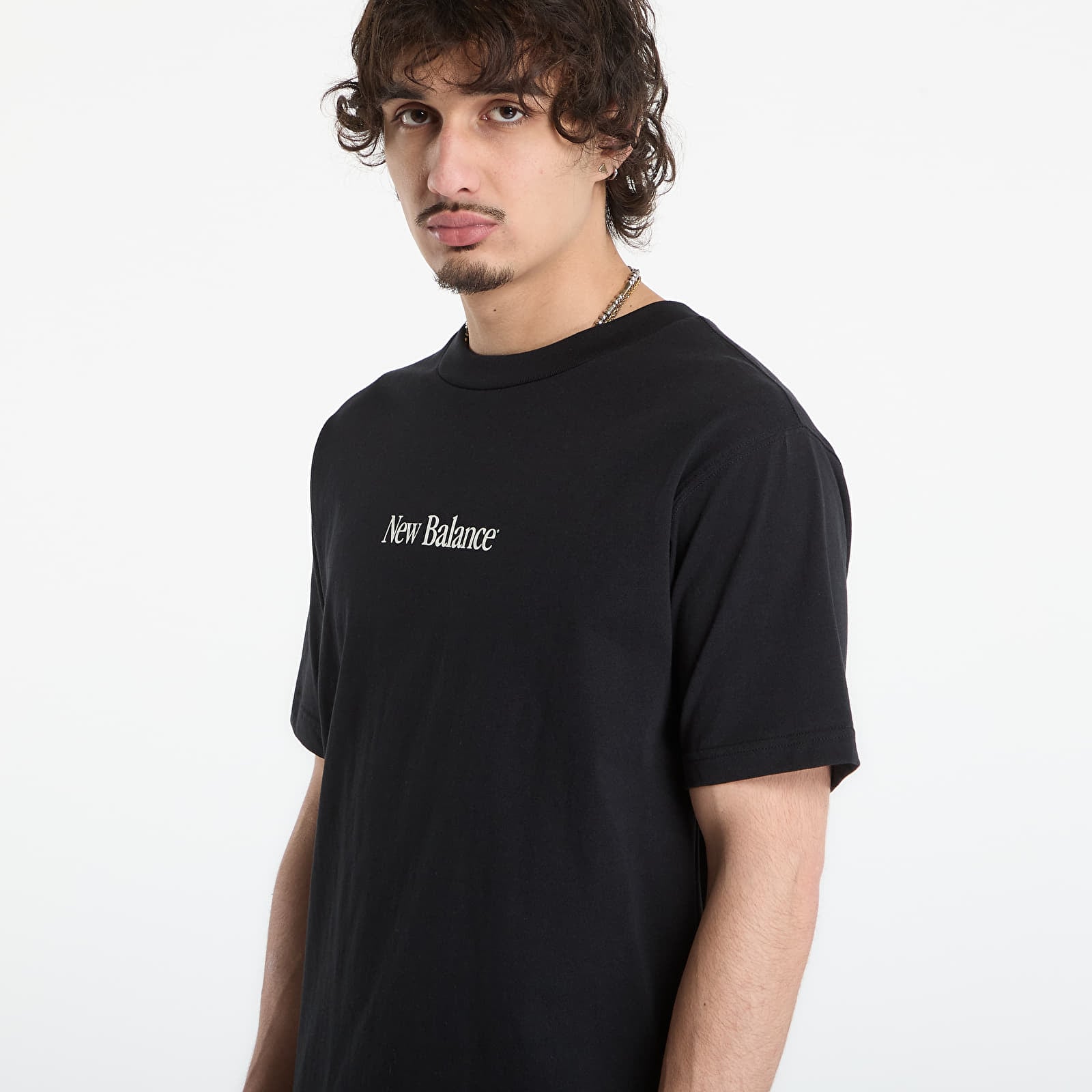 T-Shirts Männer New Balance N Collage T-Shirt Black