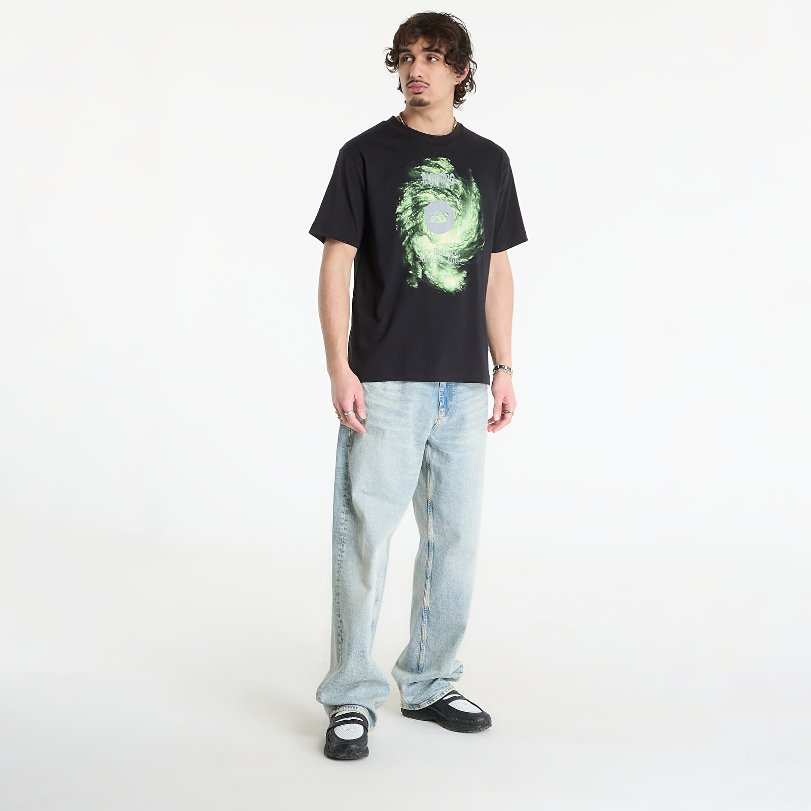 Vyriški marškinėliai New Balance Vortex Performance T-Shirt Black