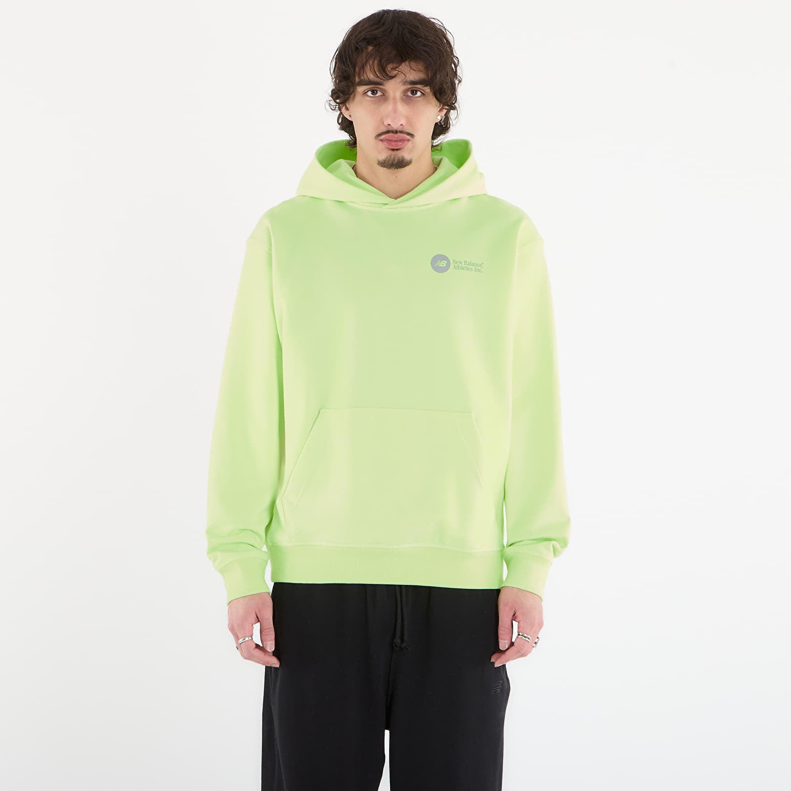 Sweatshirt New Balance Vortex Hoodie Afterglow L