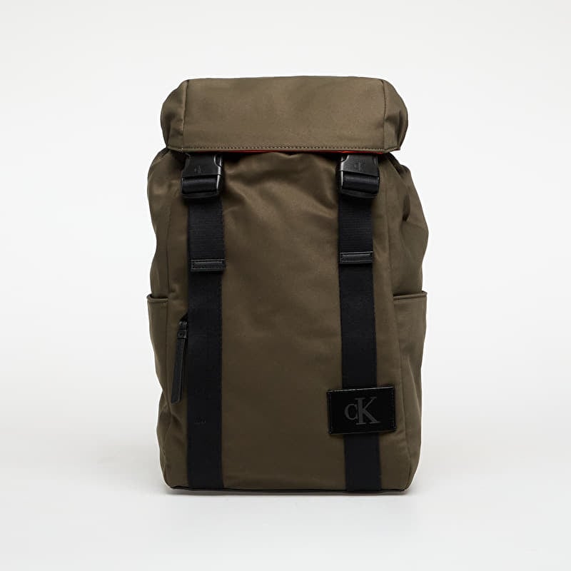 Mochila Calvin Klein Canvas Mix Backpack Green