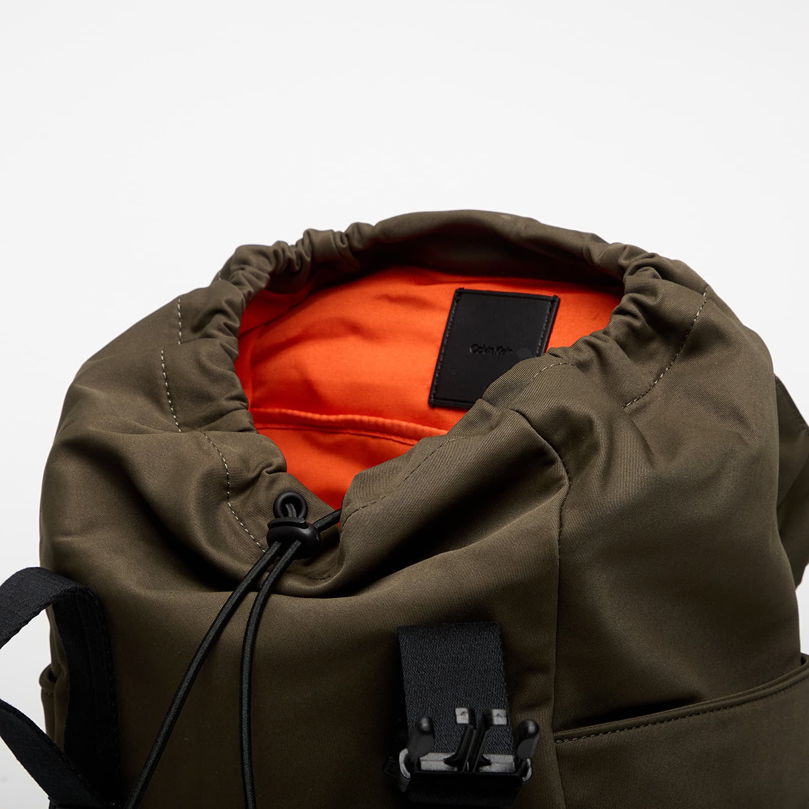 Miesten reput Calvin Klein Canvas Mix Backpack Green