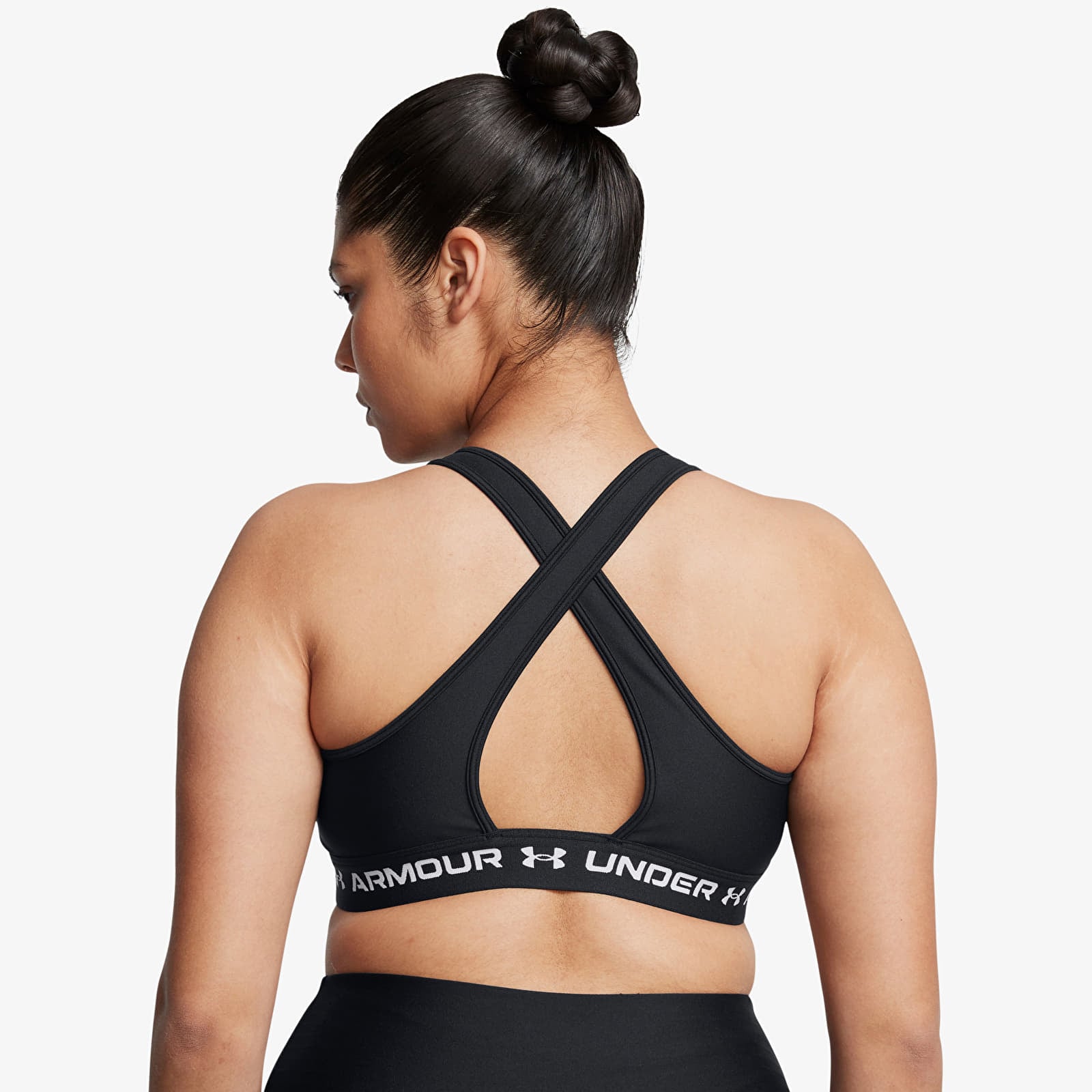 Women's bras Under Armour Crossback Mid Bra Black