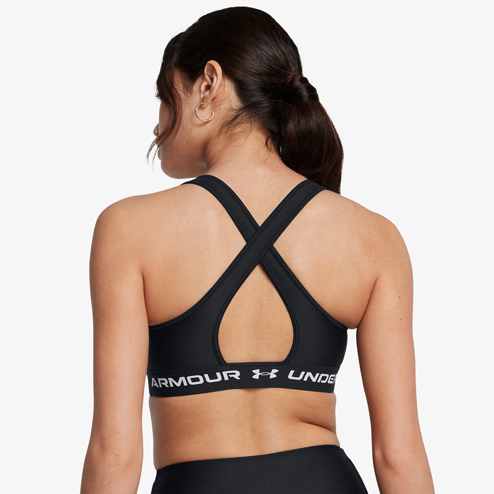 Women's bras Under Armour Crossback Mid Bra Black