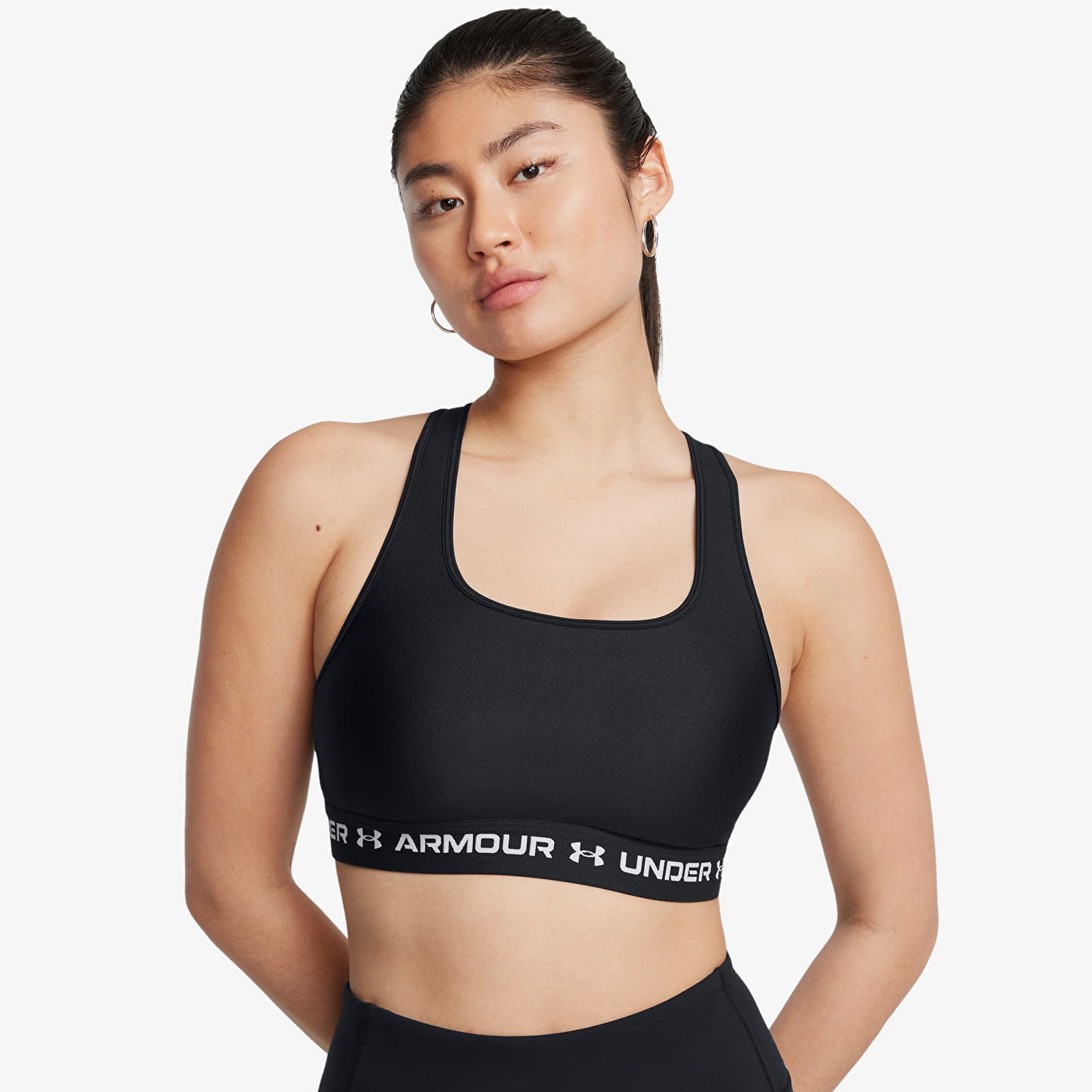 Women's bras Under Armour Crossback Mid Bra Black