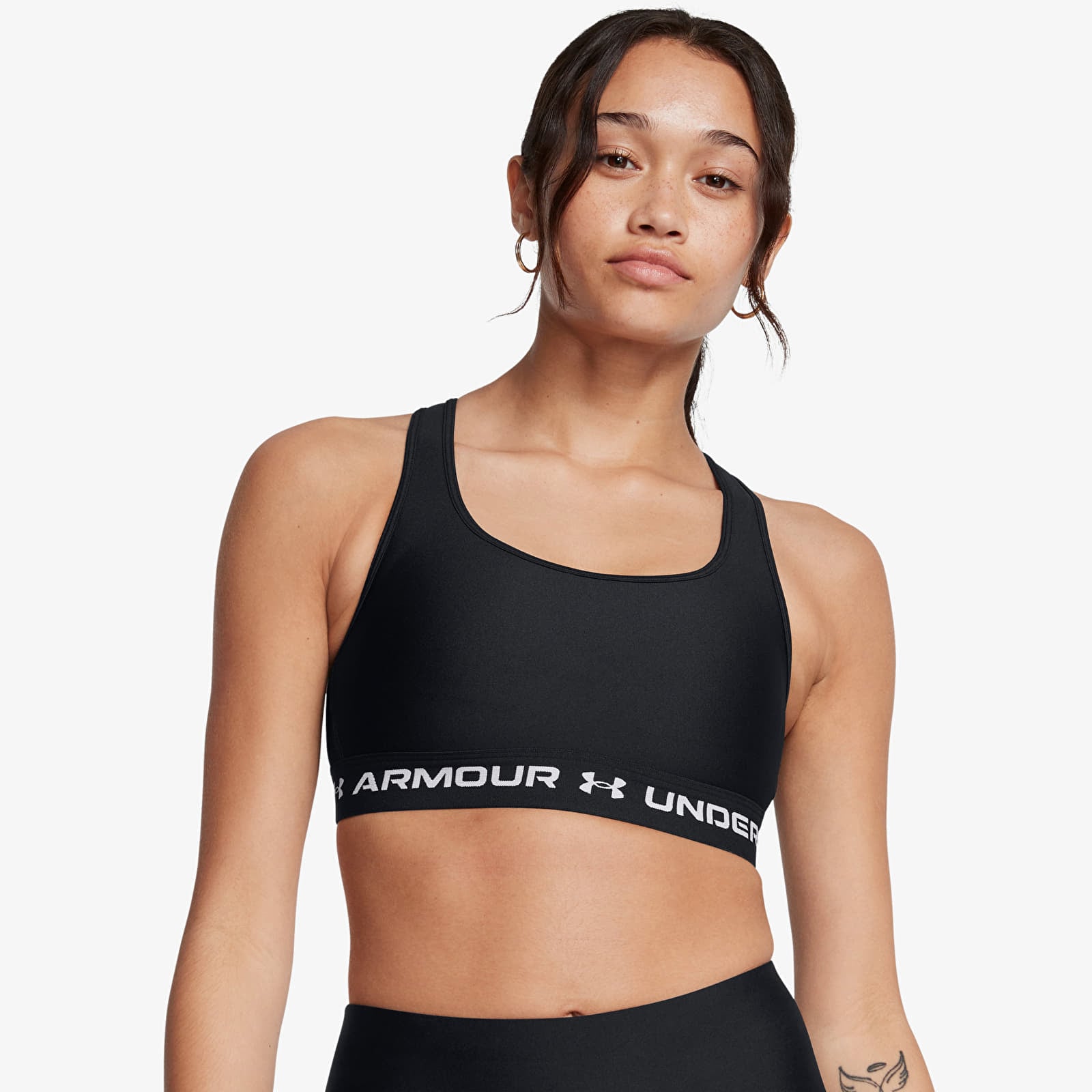 Women's bras Under Armour Crossback Mid Bra Black