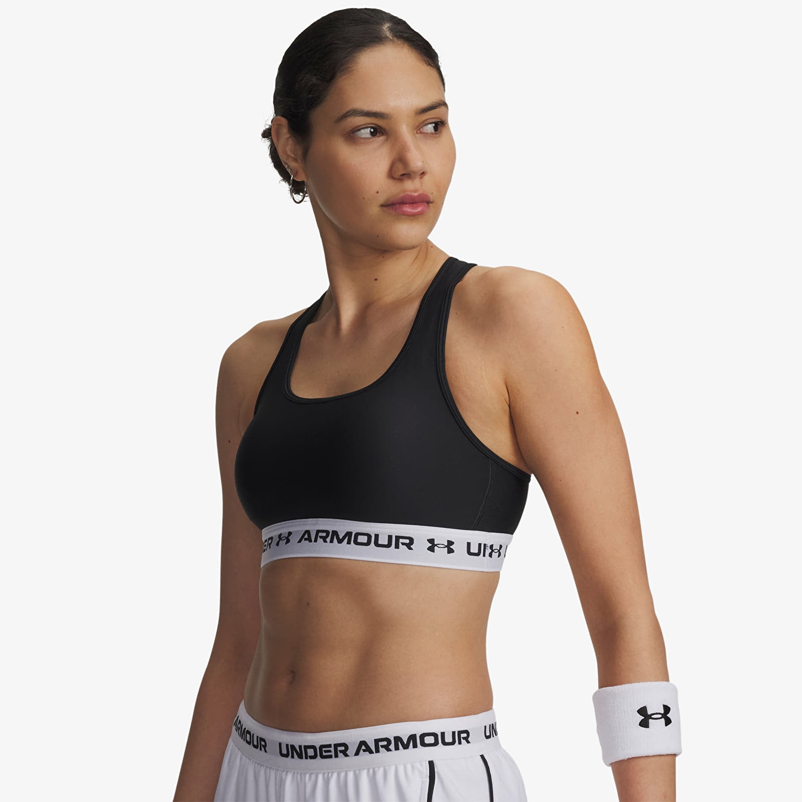 Women's bras Under Armour Crossback Mid Bra Black
