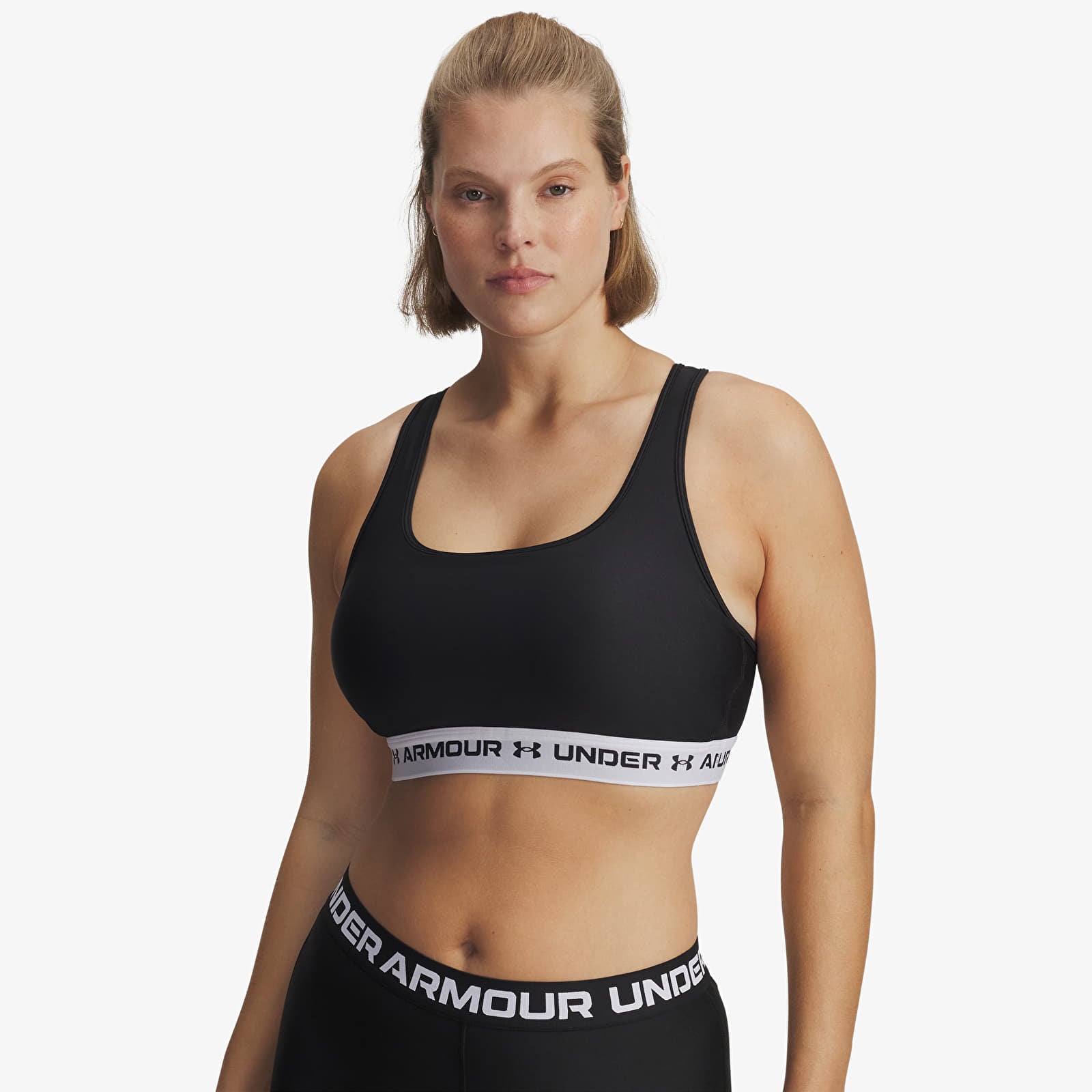 Women's bras Under Armour Crossback Mid Bra Black