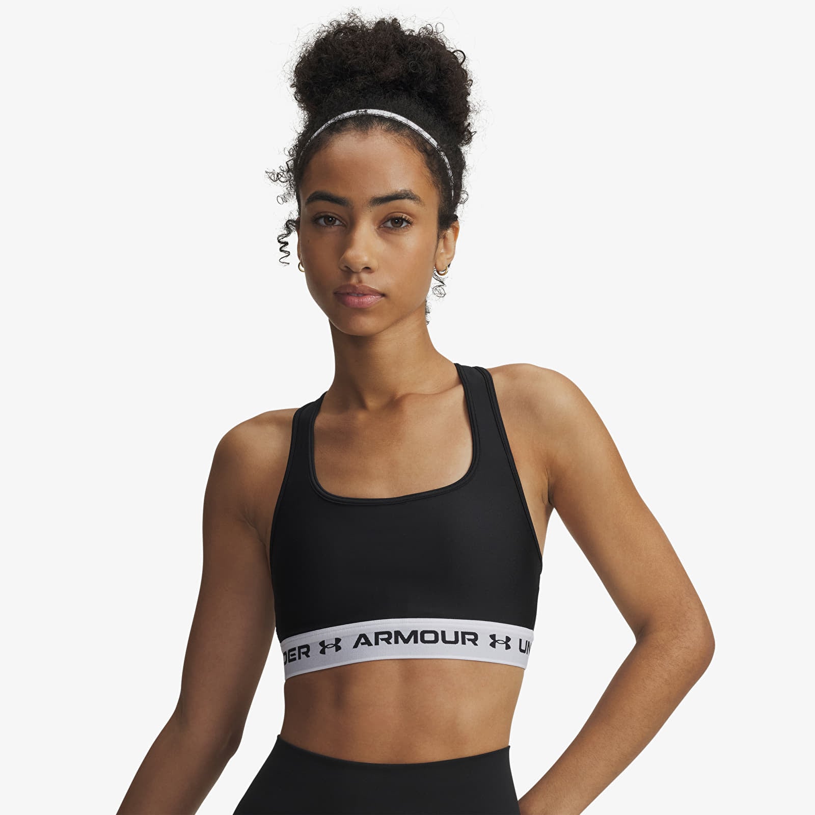 Women's bras Under Armour Crossback Mid Bra Black