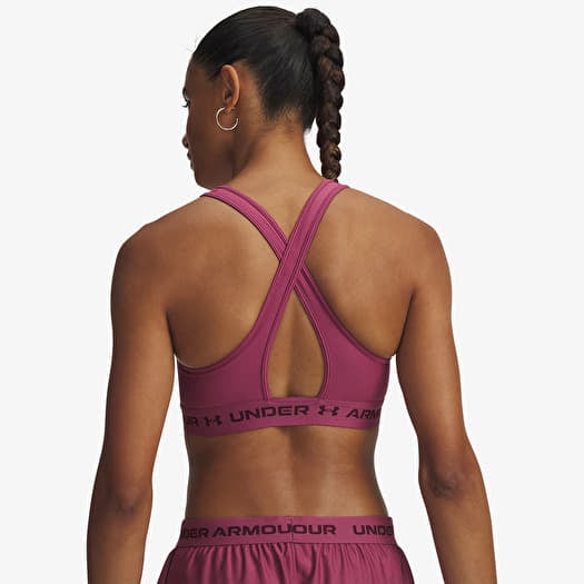 Podprsenka Under Armour Crossback Mid Bra Red