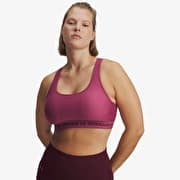 Under Armour Crossback Mid Bra Red