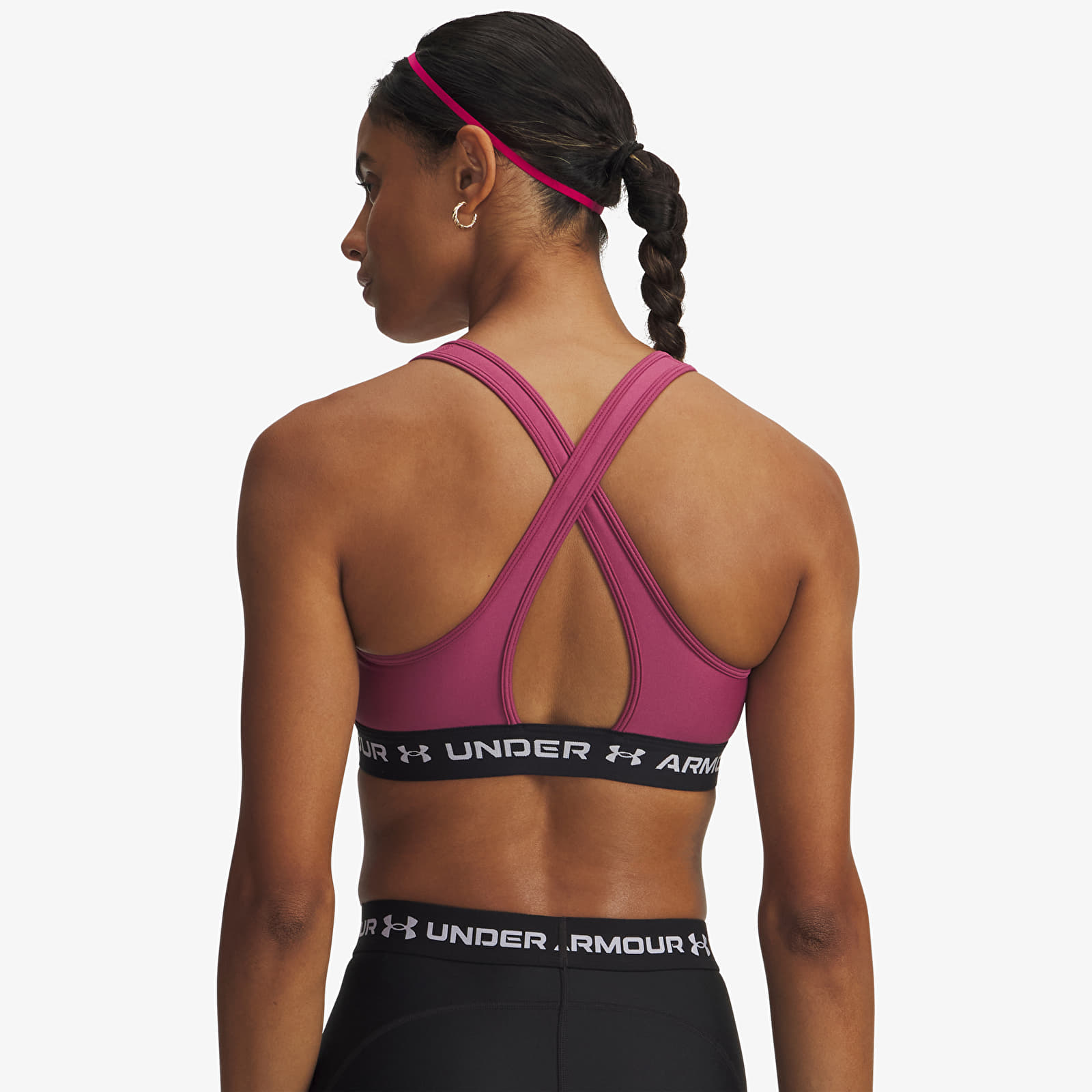 Women's bras Under Armour Crossback Mid Bra Red