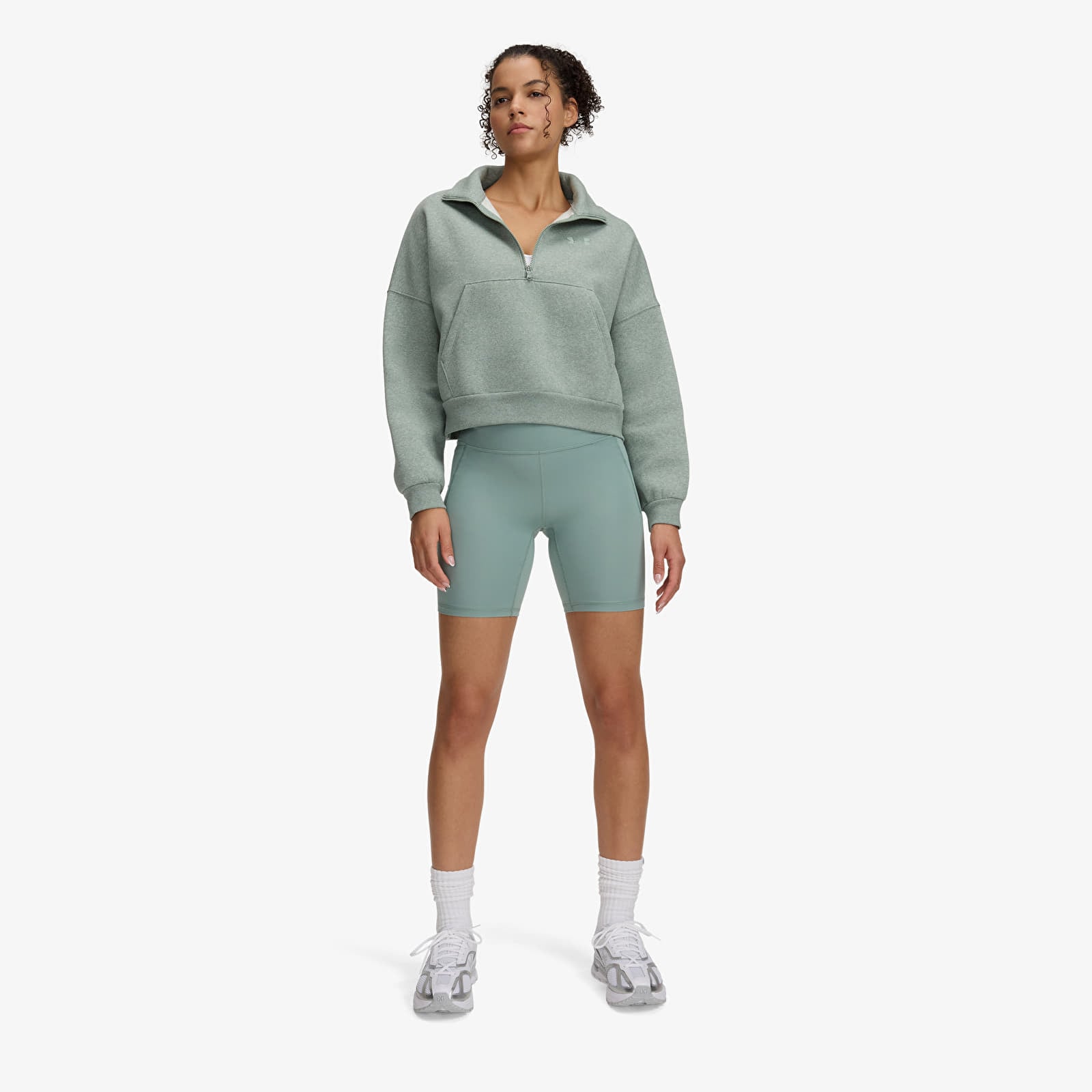 Shorts für Frauen Under Armour Meridian Bike Short 7in Green