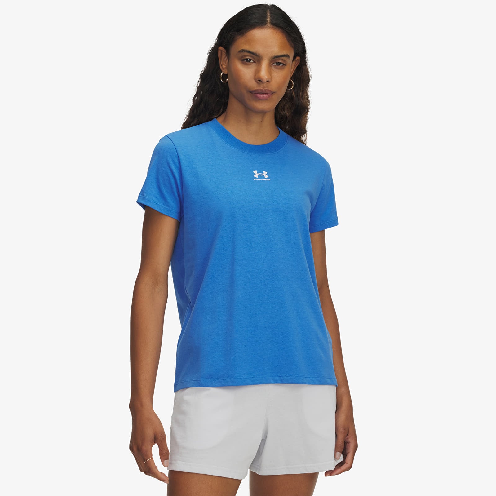 Тениска Under Armour Rival Core SS Blue S
