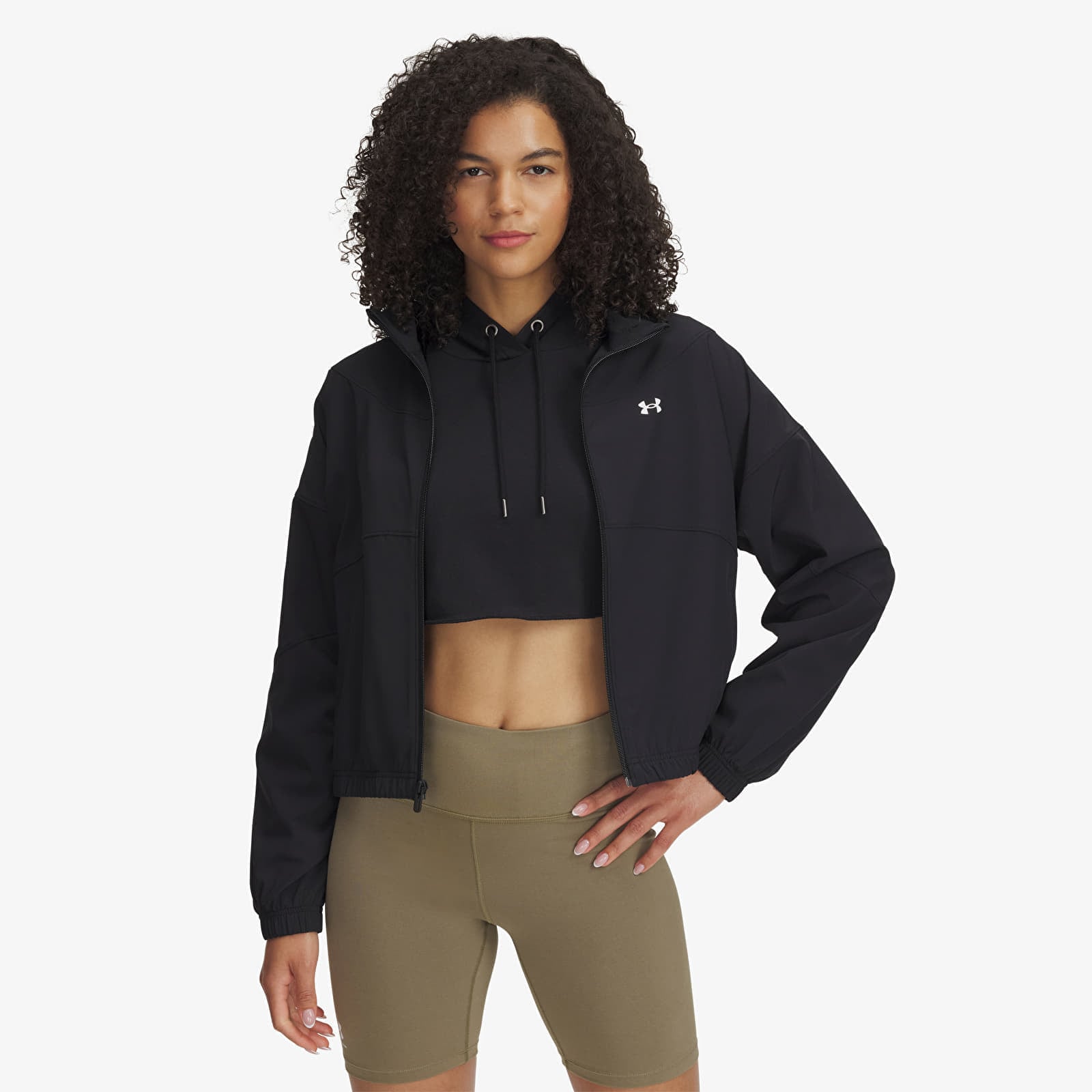 Jachetă Under Armour Rival Woven Jacket Black XS