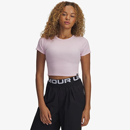 Tricou Under Armour Rival Rib Baby Tee Pink