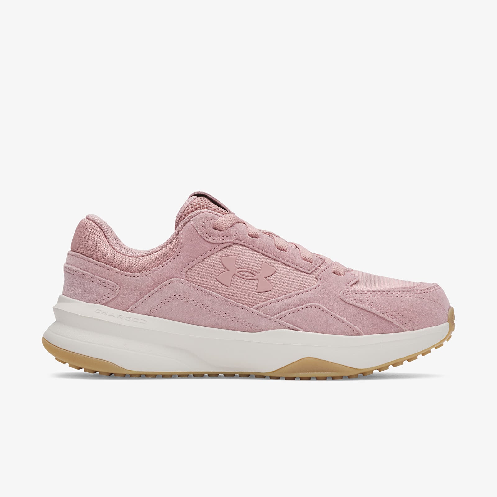 Naisten lenkkarit ja kengät Under Armour W Edge SUEDE Pink