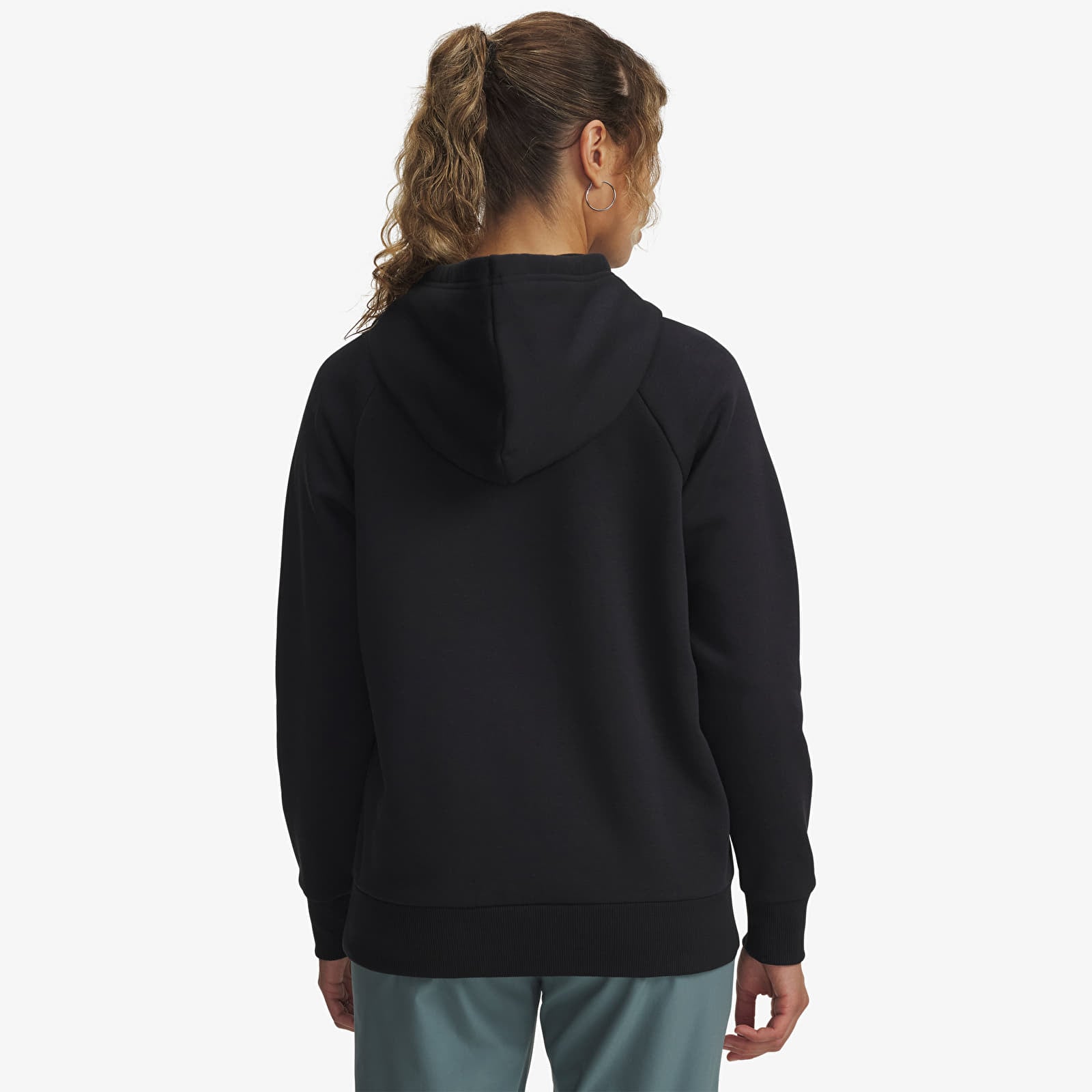 Women's Sweatshirts Under Armour Rival Flc Shimmer Hdy Black