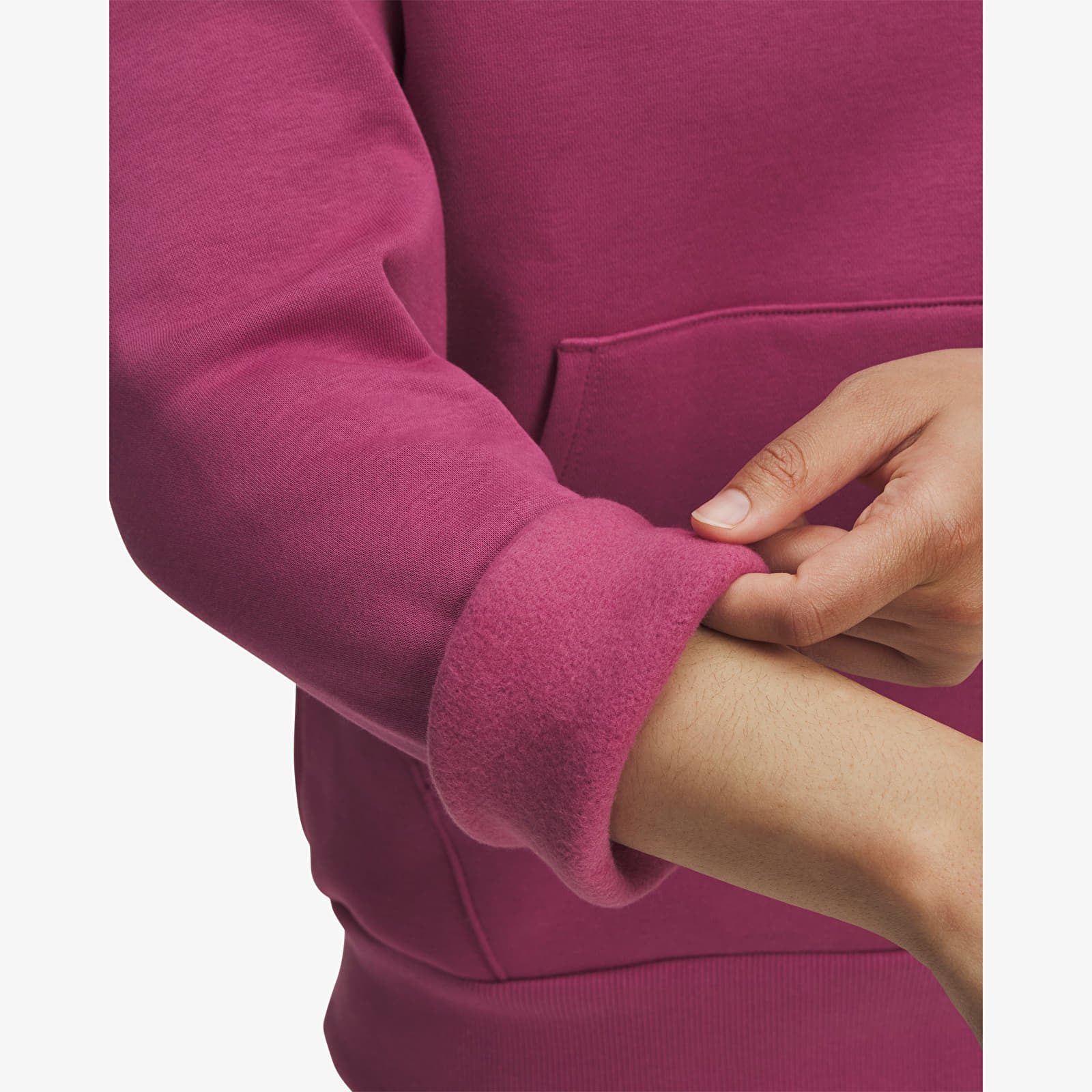 Naisten collegepaidat Under Armour Rival Flc Shimmer Hdy Red