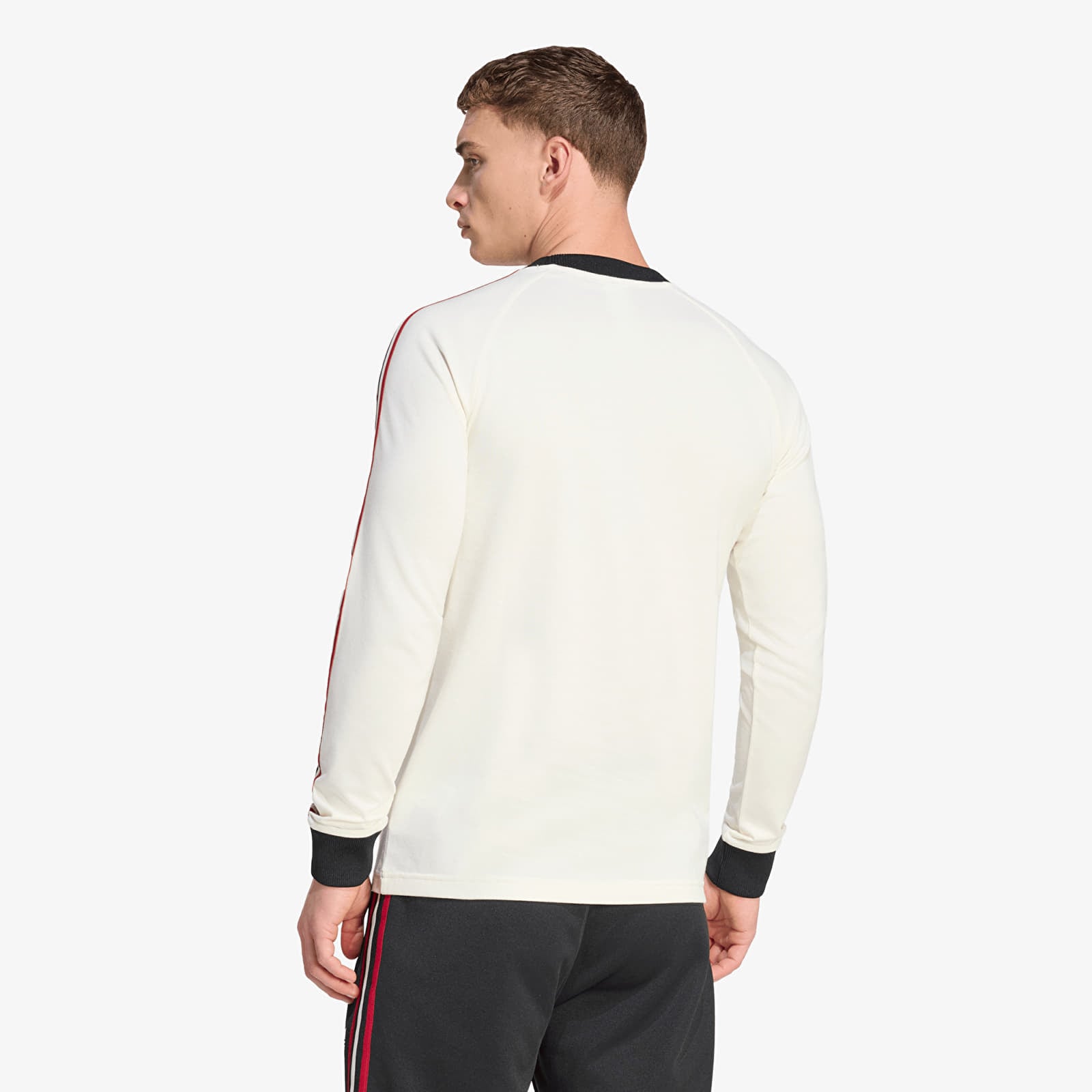 Pánske tričká adidas Mufc Og Ls Off White