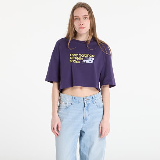 T-shirt New Balance Athletics Premium Chest Logo Cropped T-Shirt Boyseerry