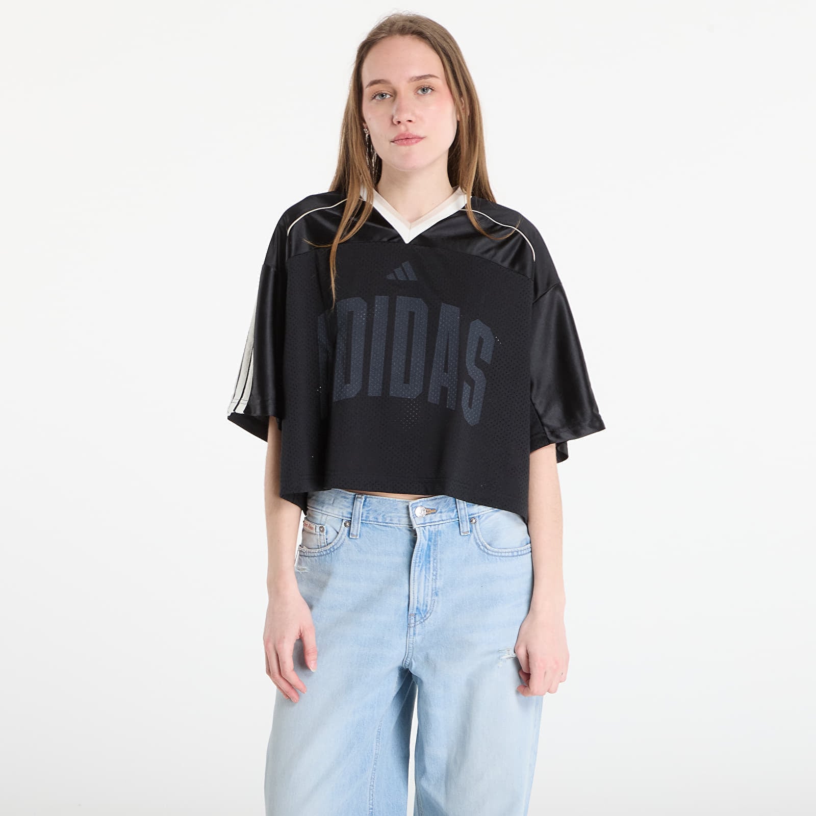 T-shirt adidas W Sta Seas Tee Black/ Crli/ Off White M