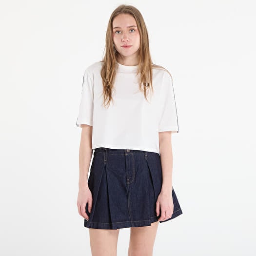 Tričko FRED PERRY Taped T-Shirt Snow White