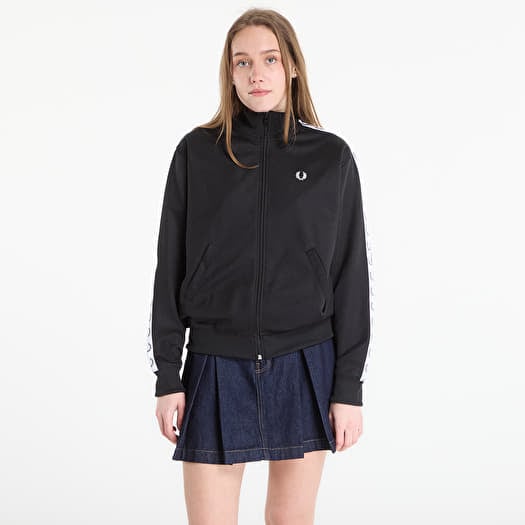 FRED PERRY Taped Track Jacket Black
