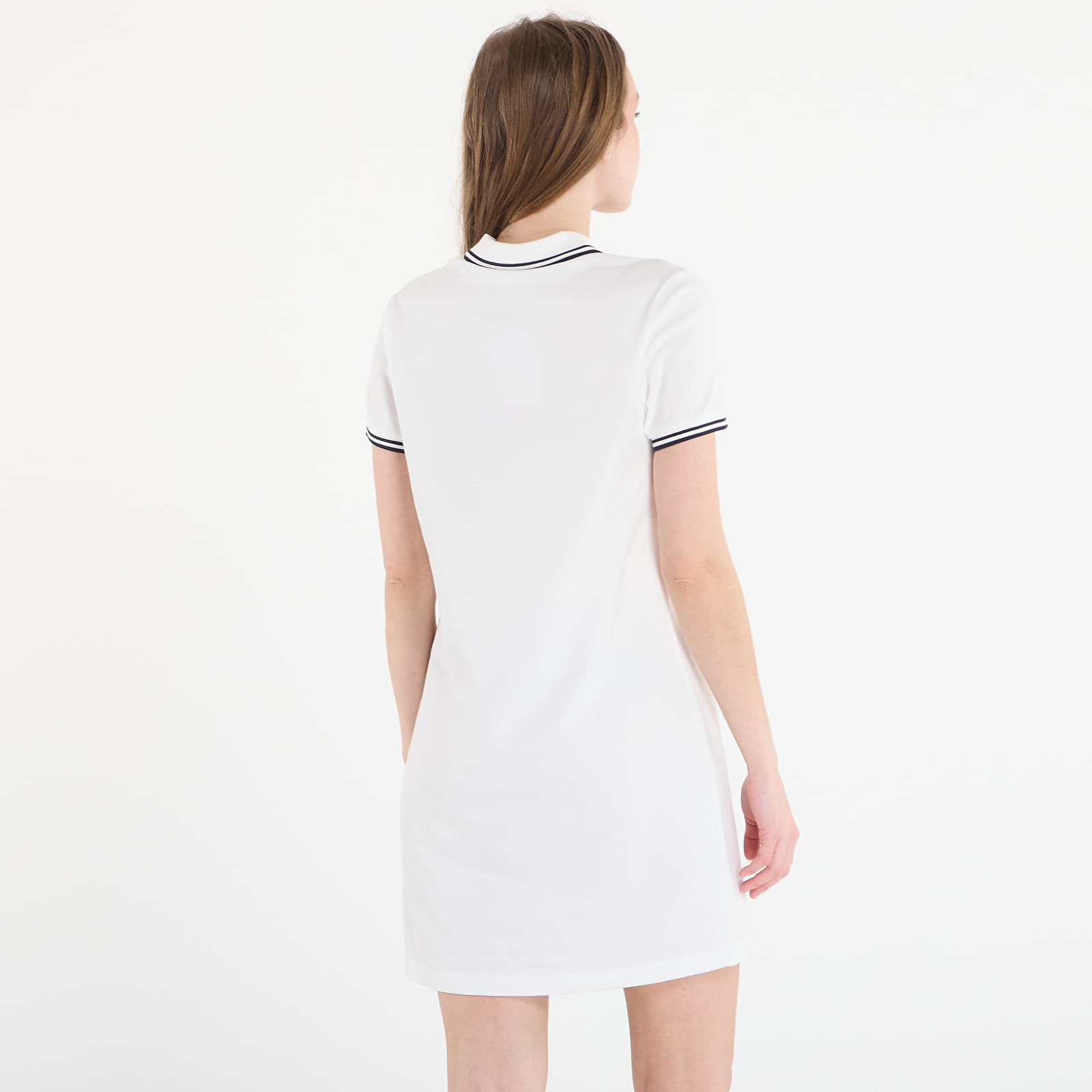 Naisten mekot FRED PERRY Twin Tipped Fred Perry Dress Snow White/ Navy