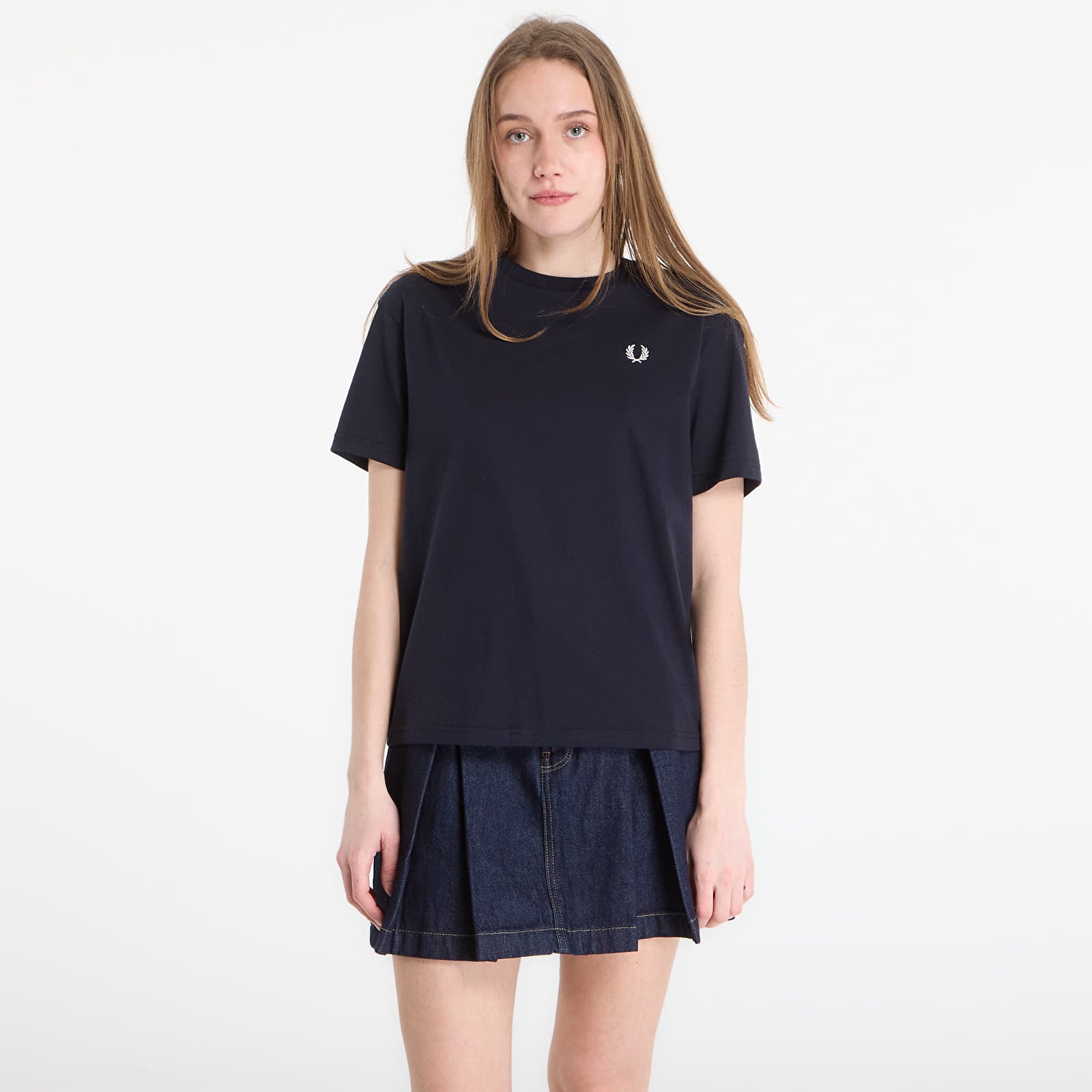 T-paidat FRED PERRY Crew Neck T-Shirt Navy